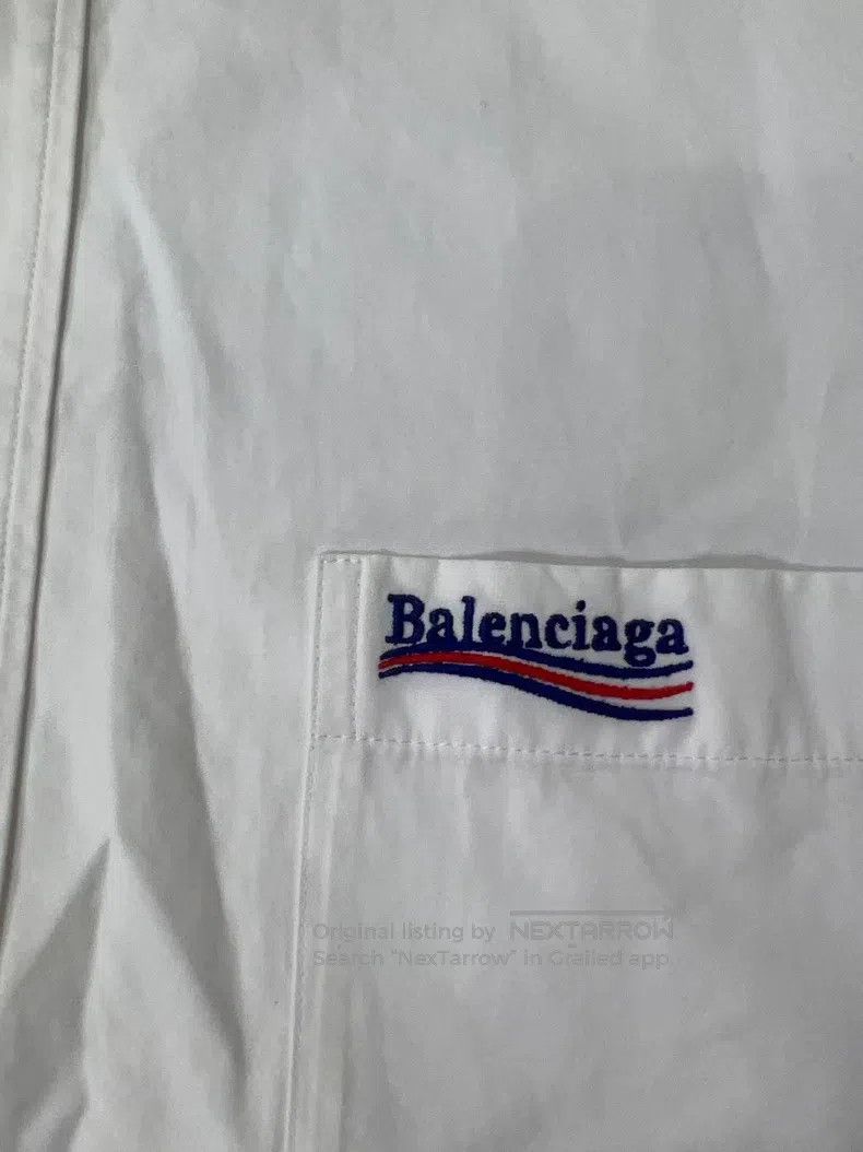Balenciaga Balenciaga Embroidered wave shirt Size US XXS / EU 40 - 3 Thumbnail