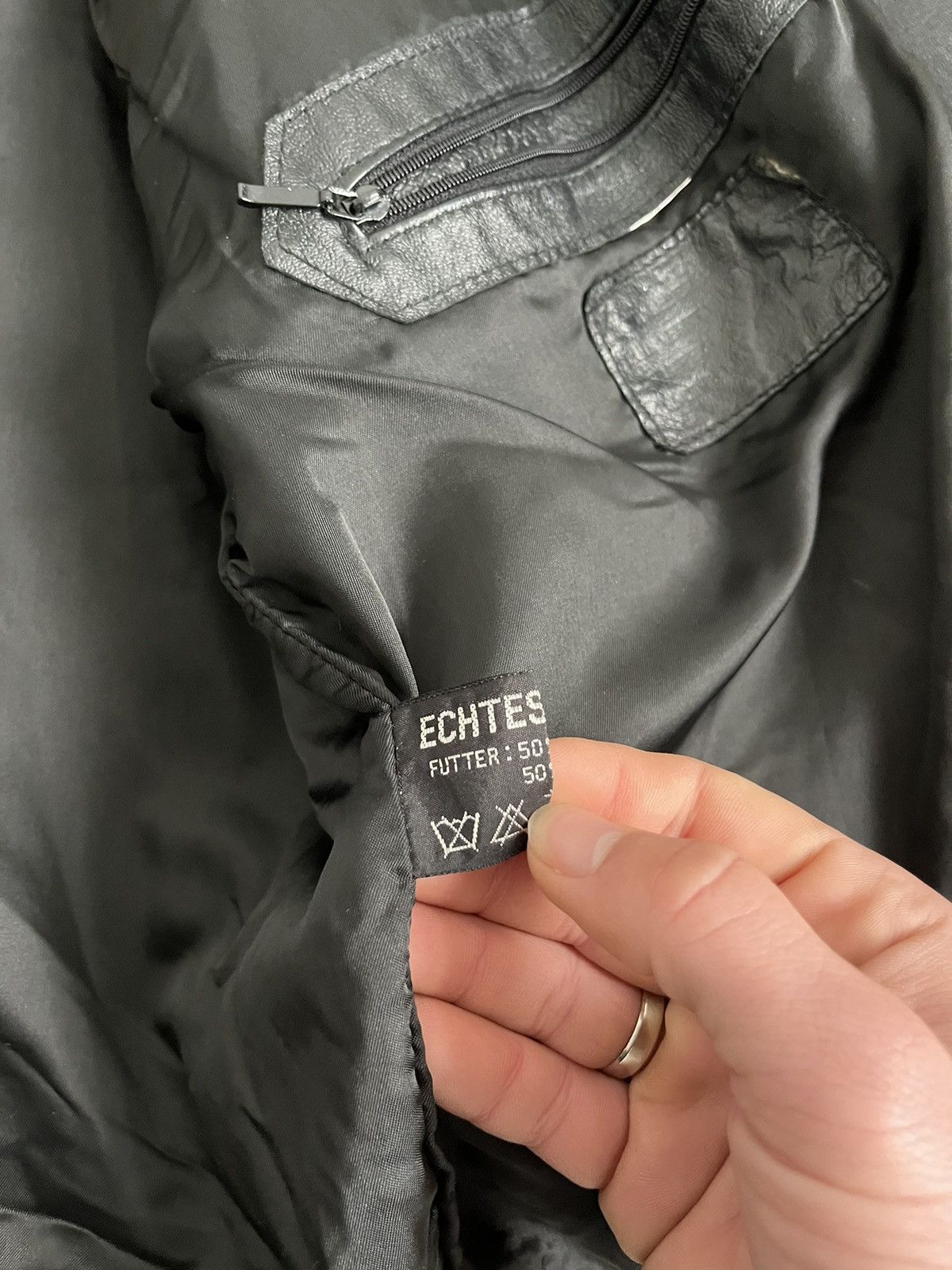 Vintage Vintage 90’s Leather Jacket Medium Size US M / EU 48-50 / 2 - 9 Thumbnail