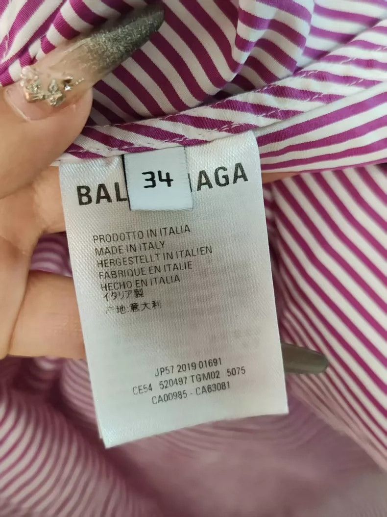 Balenciaga Balenciaga size 34 Back Logo Shirt Size M / US 6-8 / IT 42-44 - 4 Thumbnail