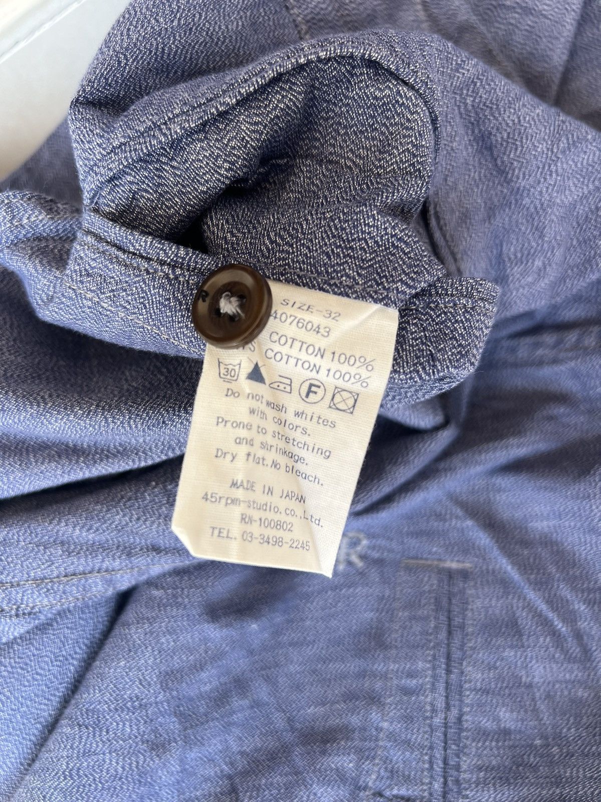 45rpm 45rpm Japan Salt & Pepper Trouser Pant Slim Size US 32 / EU 48 - 23 Thumbnail