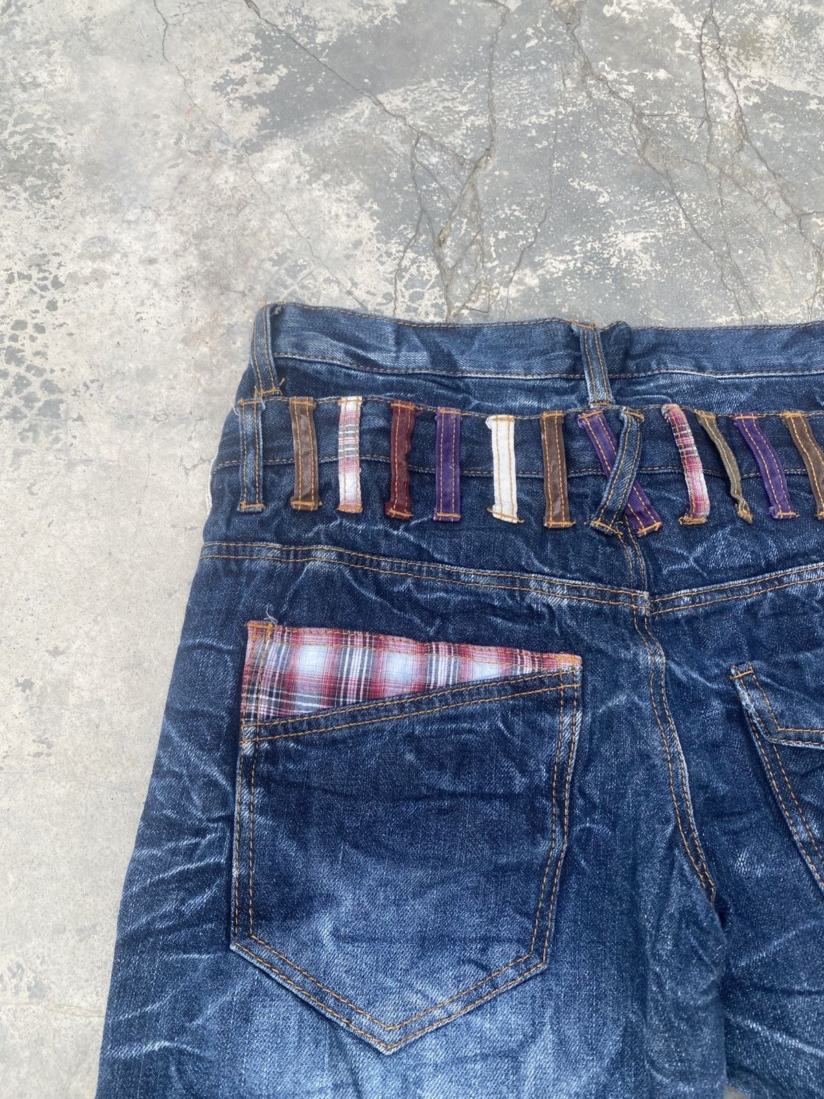 Japanese Brand Nylaus Jeans Bondage Double Waist Quater Jeans Size US 28 / EU 44 - 8 Thumbnail
