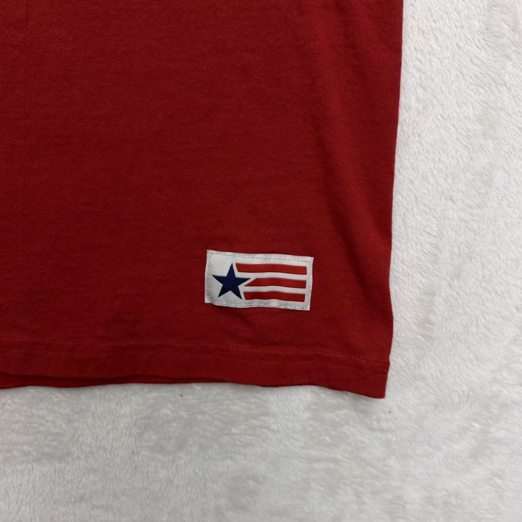 Vintage American Giant Shirt Mens Large Red American Made Flag Graphic Tee USA Patriotic Size US L / EU 52-54 / 3 - 5 Thumbnail