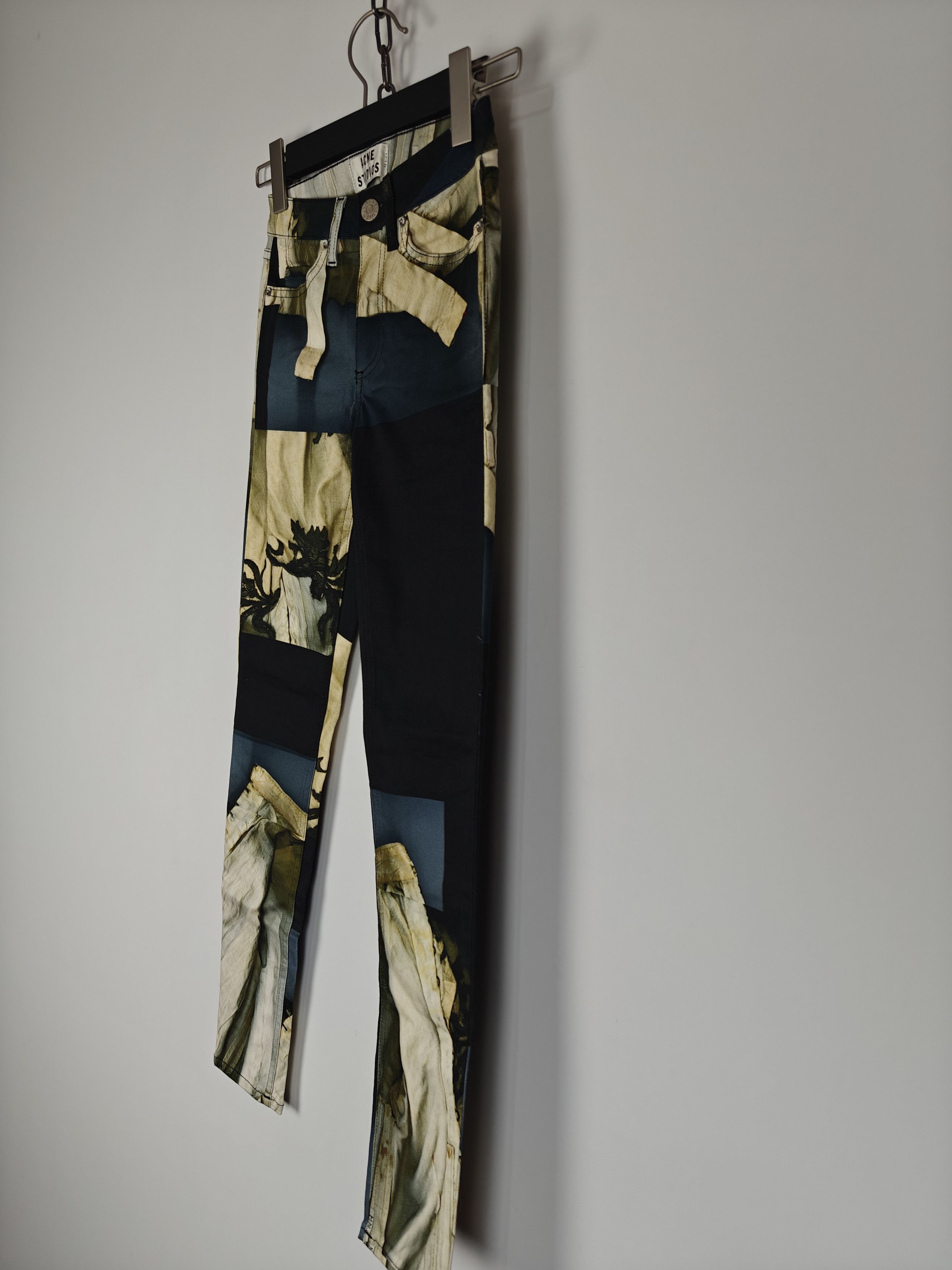Acne Studios Acne Studios Jeans Pants Skin 5 Blk Flower size 23x32 Size 23" - 5 Thumbnail