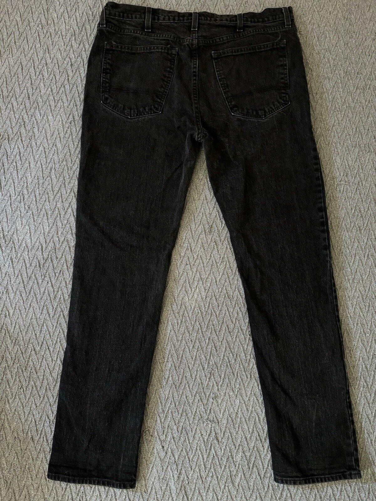 Designer Arizona Skinny Jeans Men's Size 38x32 Black Denim Stretch Size US 38 / EU 54 - 4 Thumbnail
