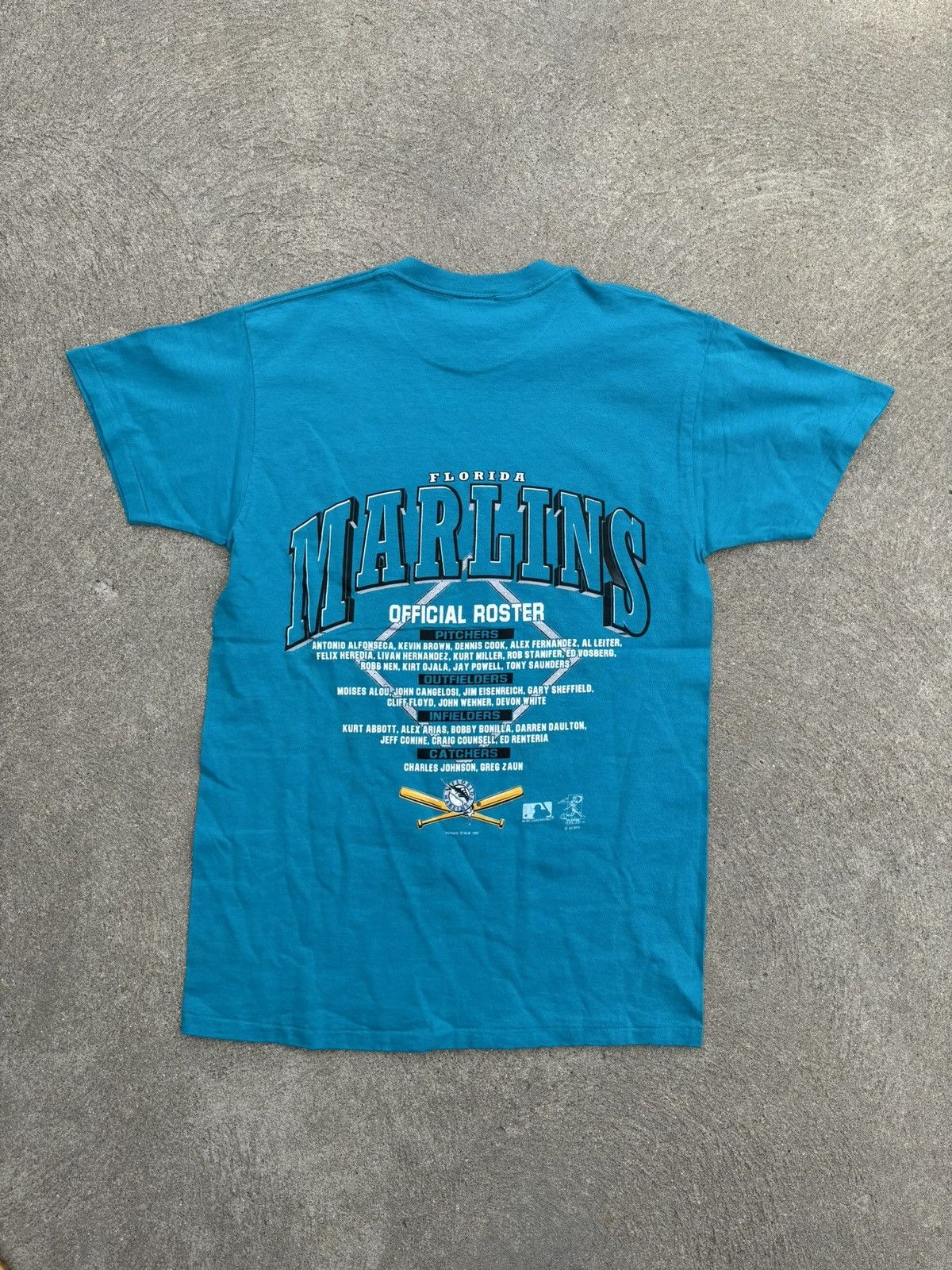 Vintage Vintage 1997 Florida Marlins World Series T Shirt Size US M / EU 48-50 / 2 - 4 Thumbnail