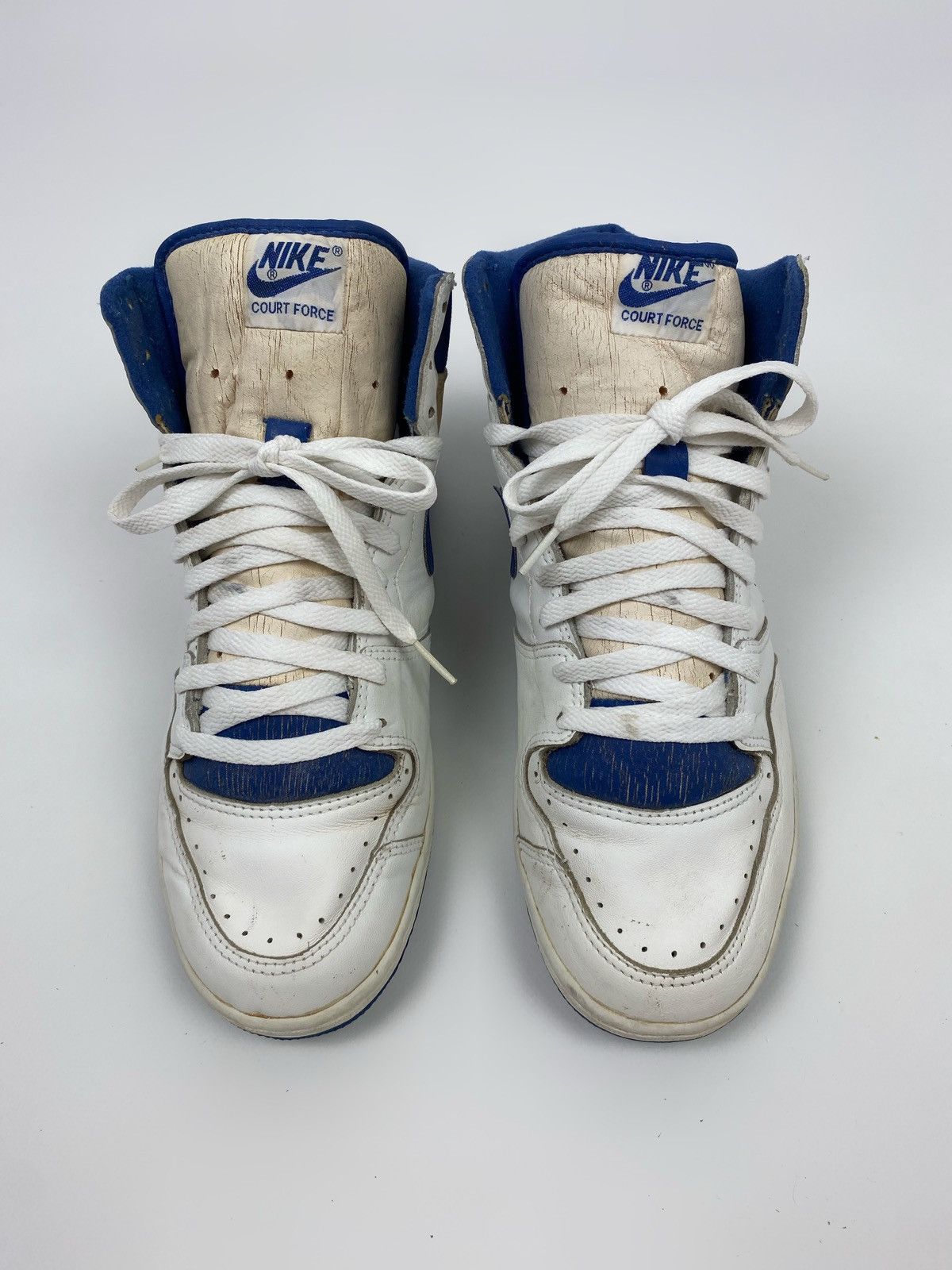Nike 1988 Vintage Original Nike Court Force High Basketball Shoes Size US 10.5 / EU 43-44 - 5 Thumbnail