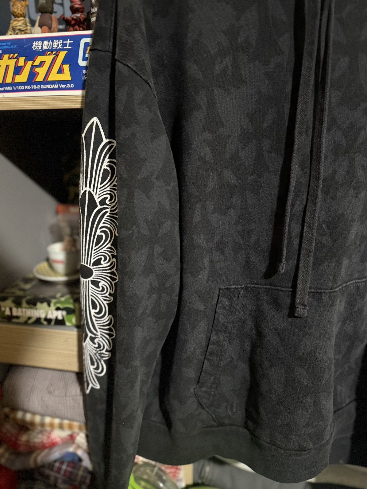Chrome Hearts Chrome Hearts Black Cross Monogram Hoodie Size US L / EU 52-54 / 3 - 4 Thumbnail