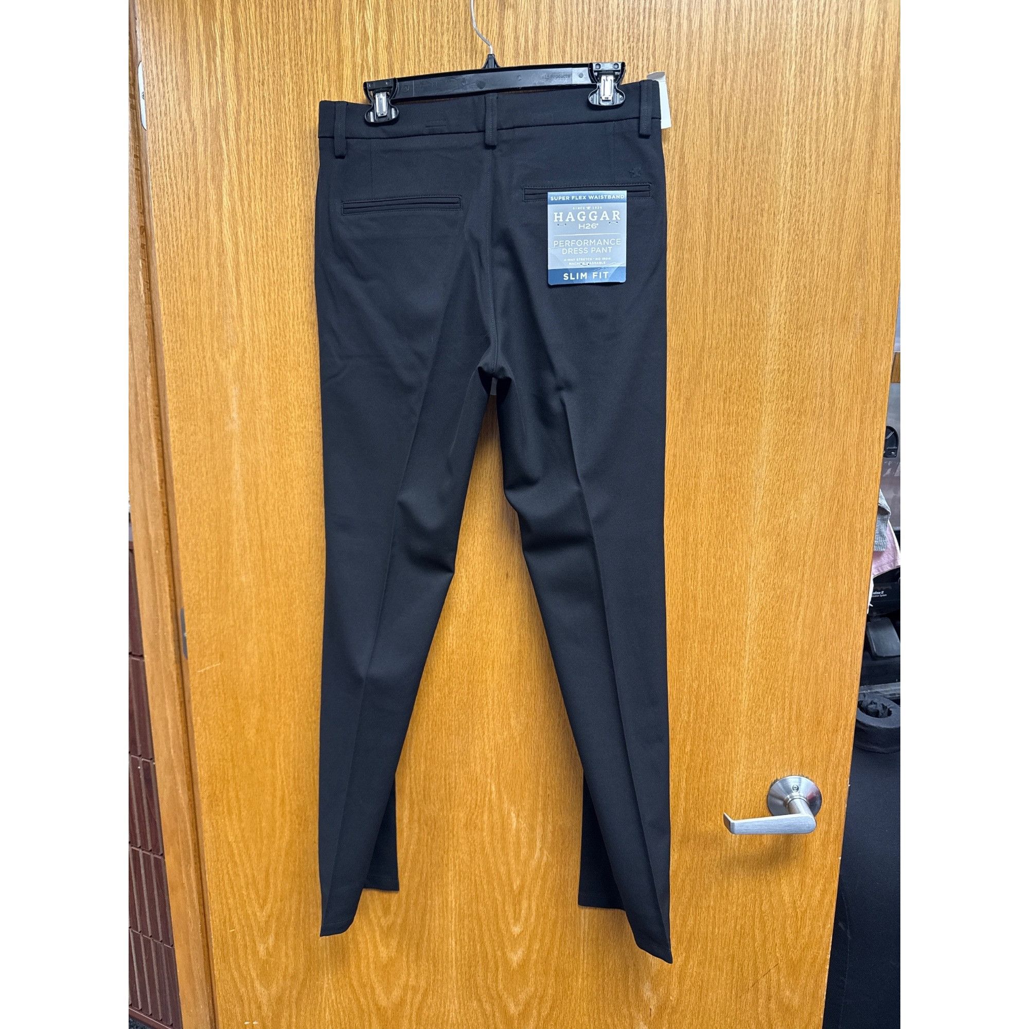 Haggar Haggar Mens Performance 4 Way Stretch Slim Fit Trousers Size Size US 30 / EU 46 - 5 Thumbnail