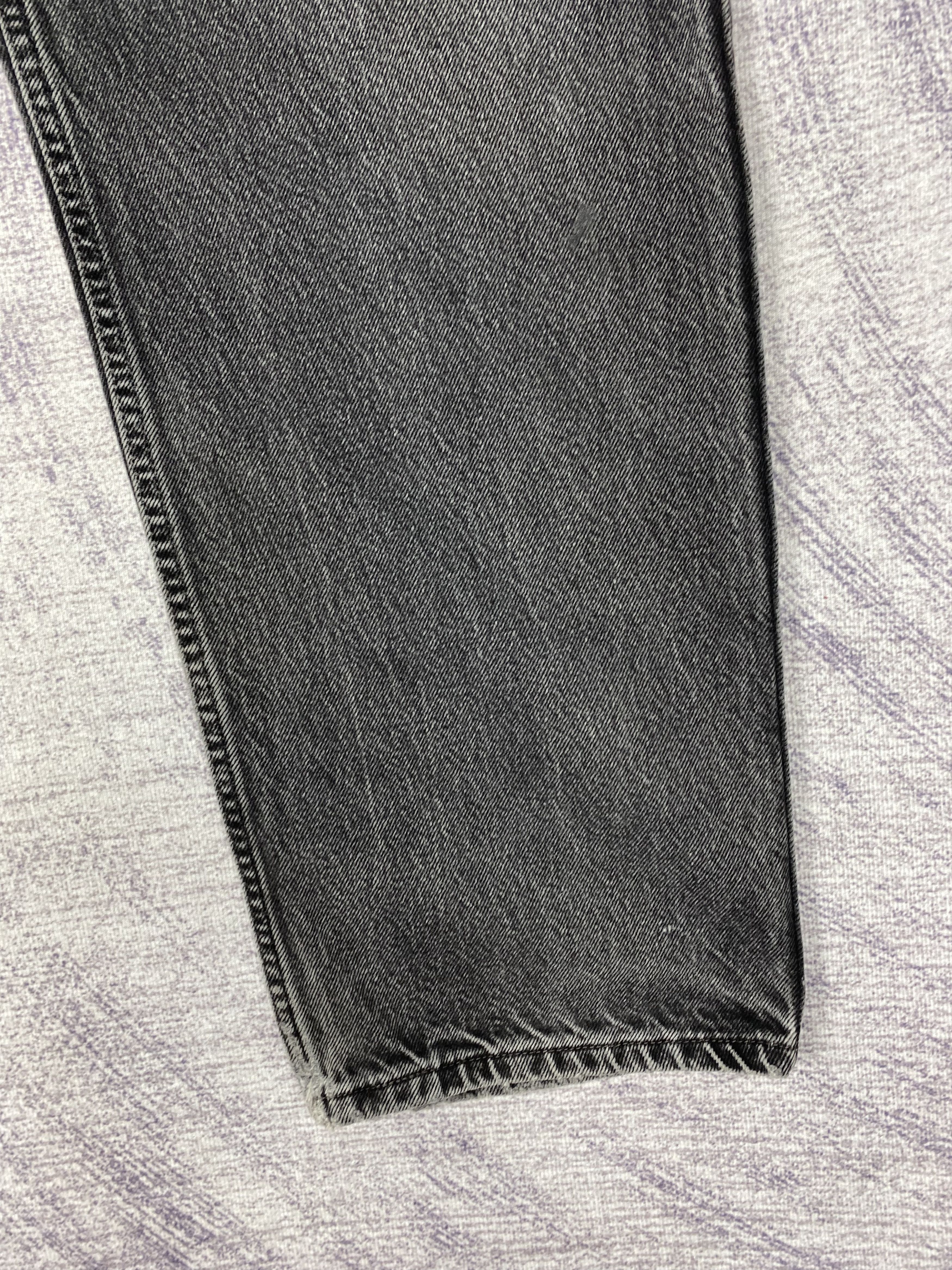 Levi's Vintage Levi's 550 Relaxed Fit Black Denim Jeans PT0482 Size US 36 / EU 52 - 5 Thumbnail