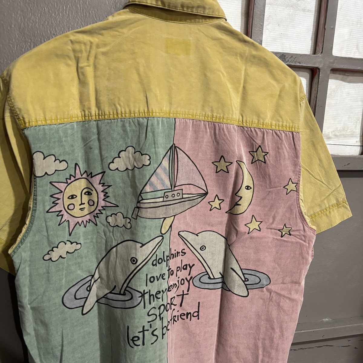 Jean Charles De Castelbajac Vtg JC DE CASTELBAJAC Shirt Size US L / EU 52-54 / 3 - 4 Thumbnail