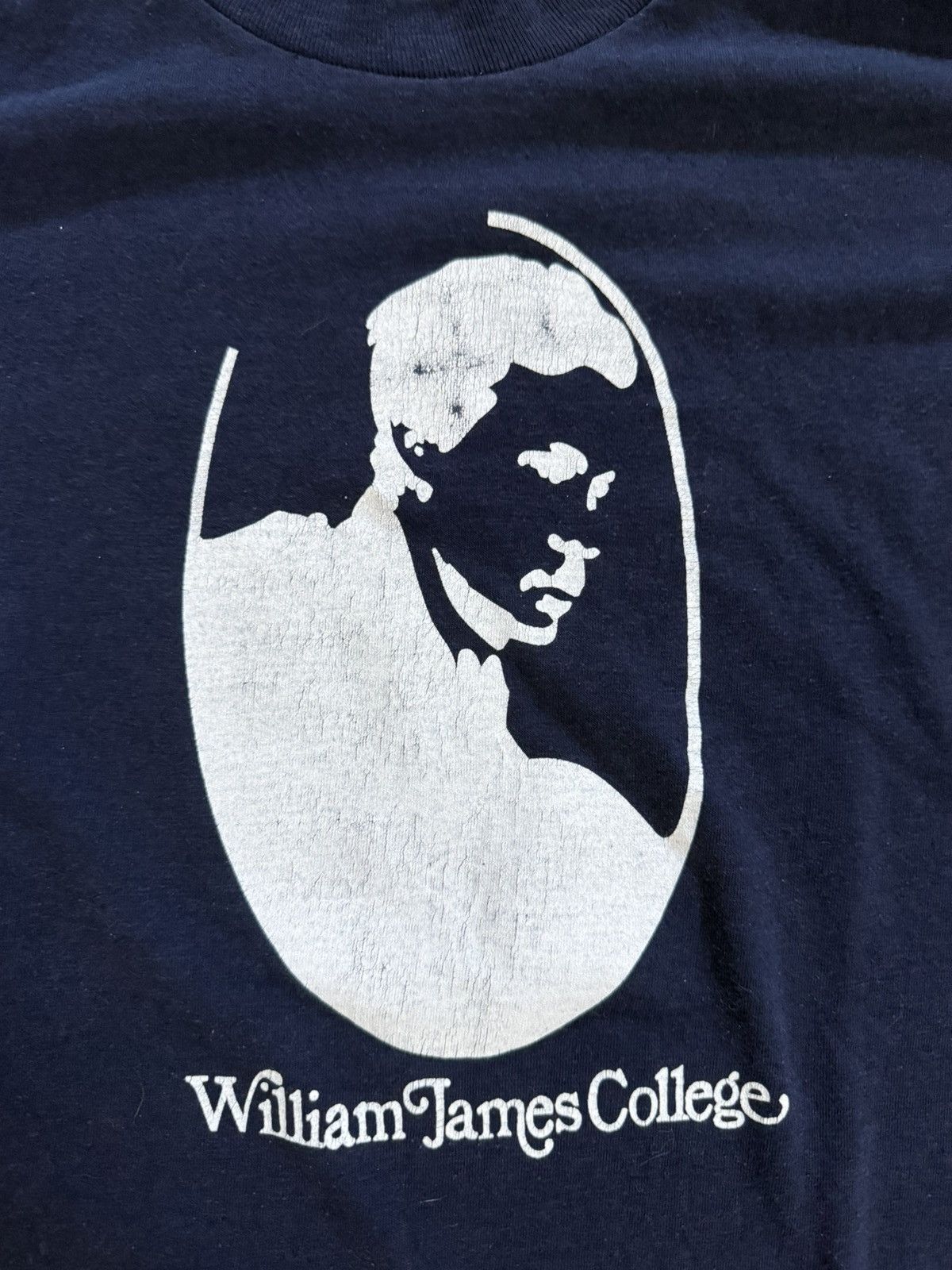 Vintage 1980s William James College T-Shirt Size US M / EU 48-50 / 2 - 2 Thumbnail