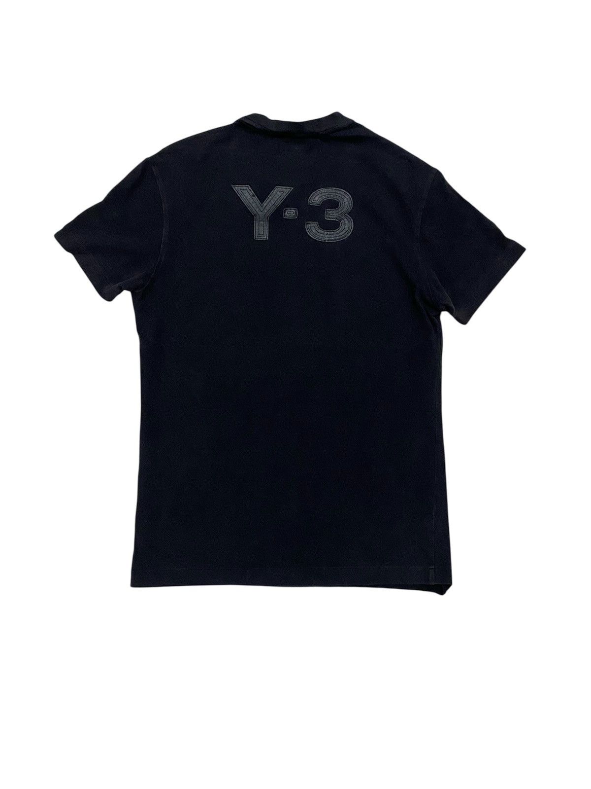 Yohji Yamamoto 🔥2006 Leather Y-3 Back logo tee Size US M / EU 48-50 / 2 - 1 Thumbnail