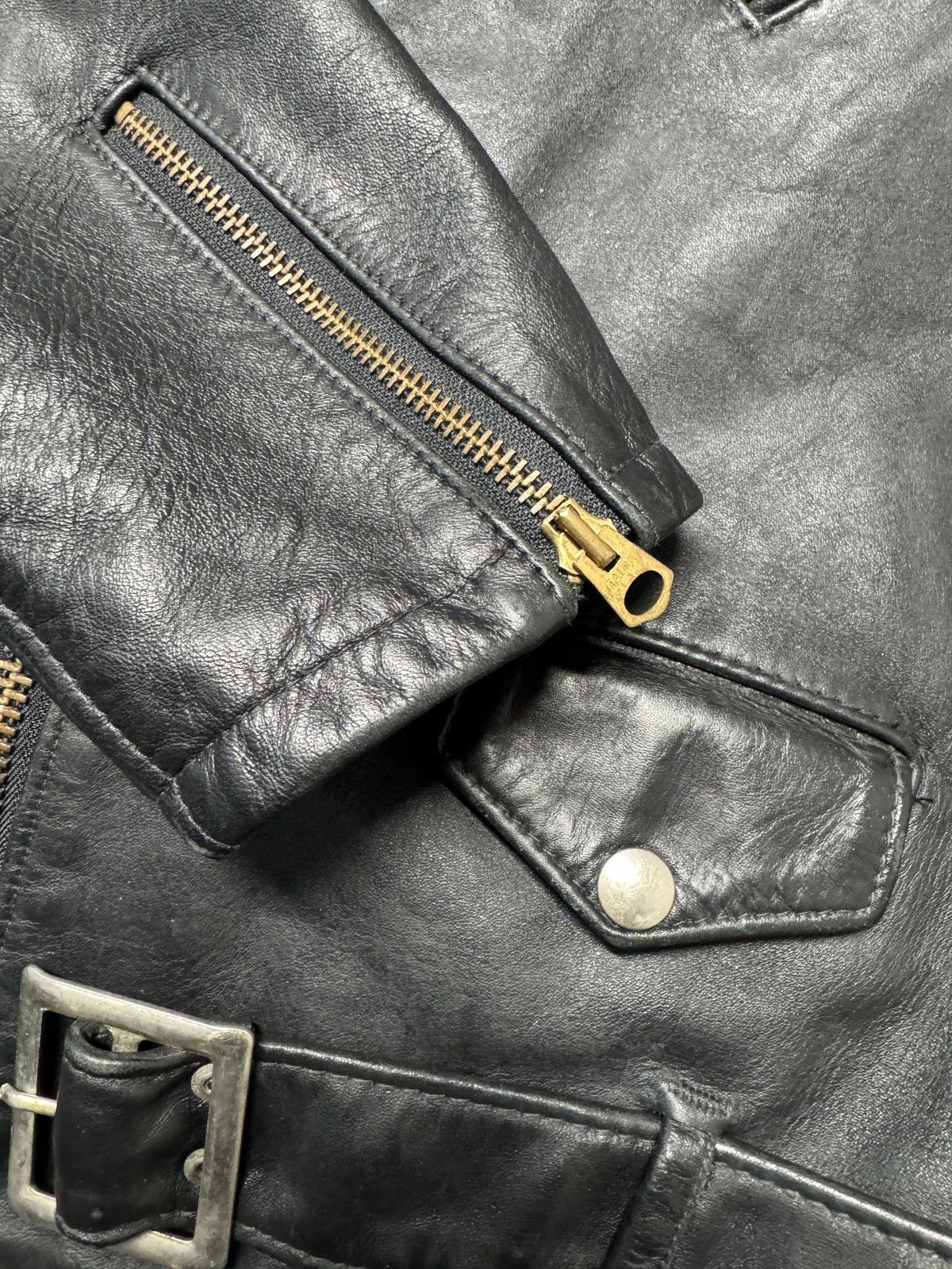 Schott RARE Schott PER2 Horsehide Leather Jacket XL Size US XL / EU 56 / 4 - 6 Thumbnail