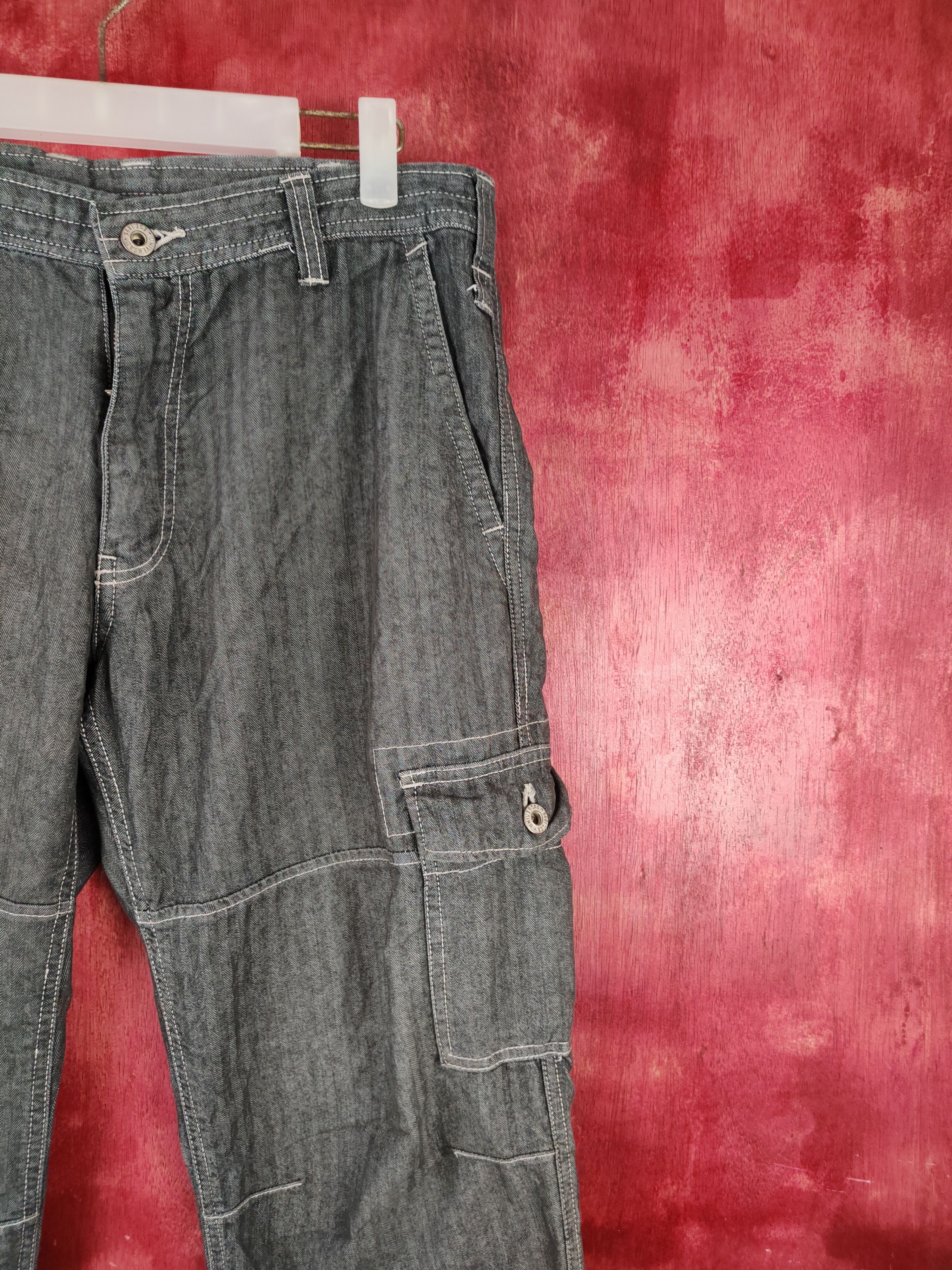 Japanese Brand Dogman Black Multipocket Tactical Cargo Pants #S1278 Size US 34 / EU 50 - 5 Thumbnail