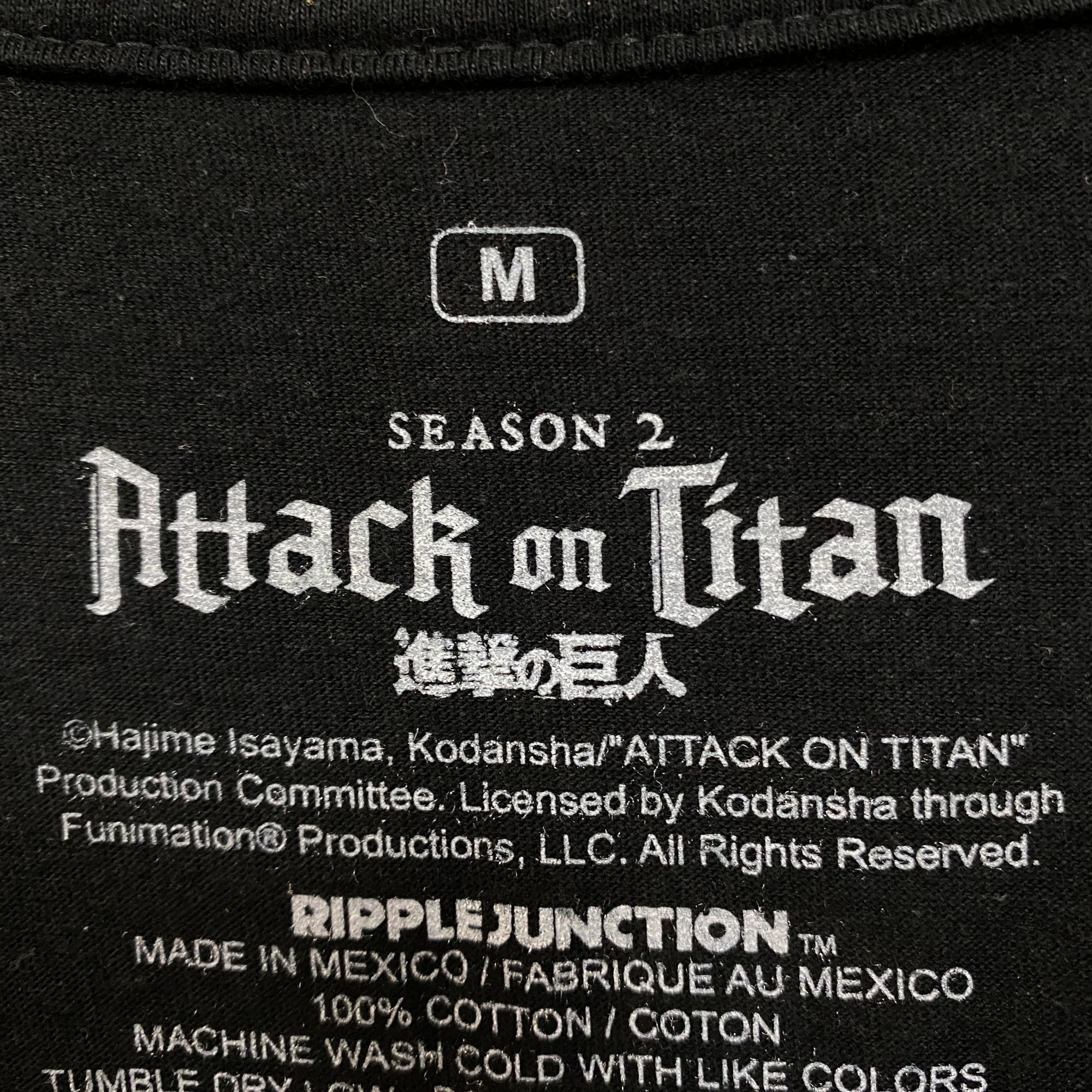 Ripple Junction Attack on Titan Character Poster Tshirt size medium Size US M / EU 48-50 / 2 - 4 Thumbnail
