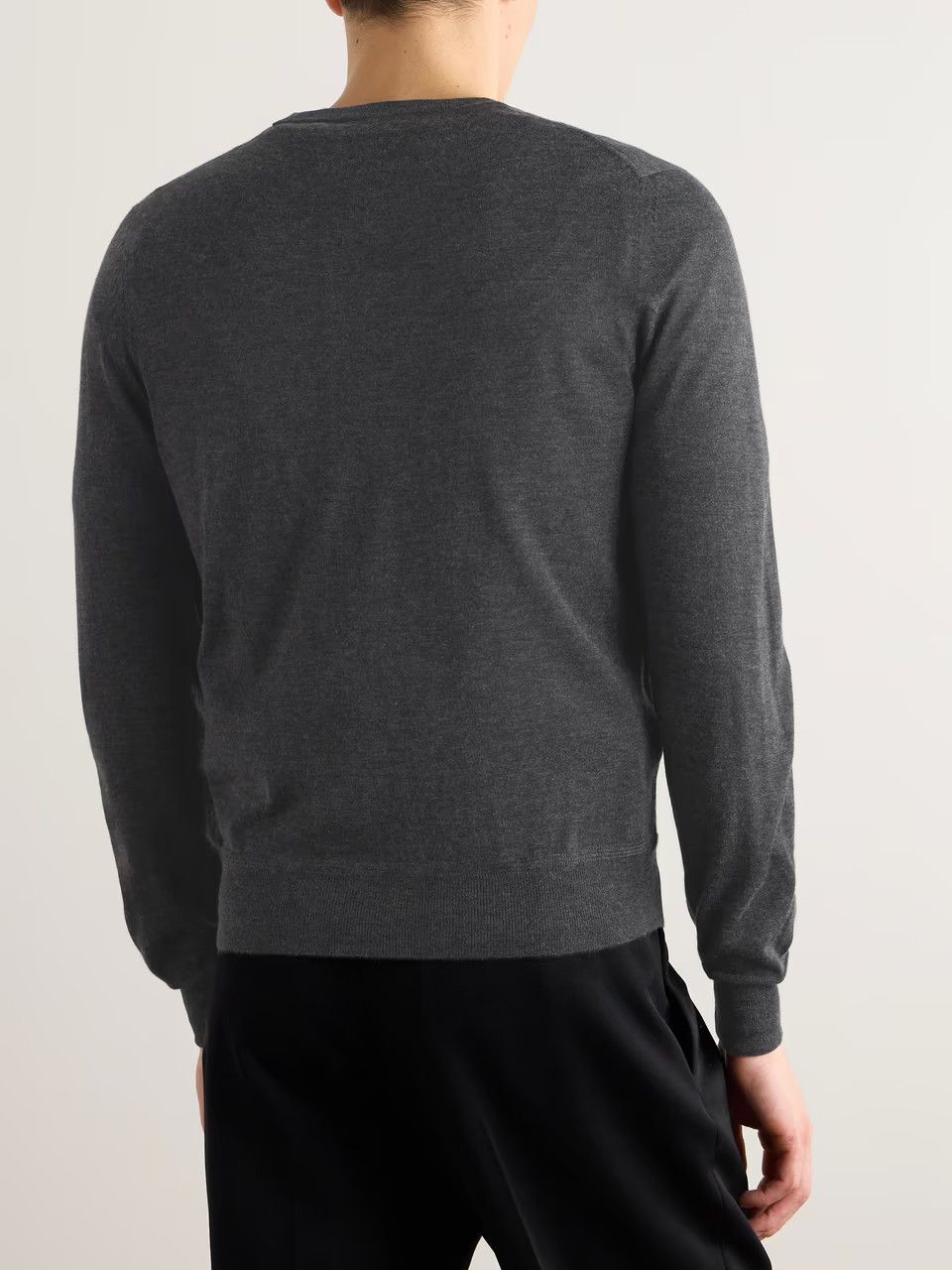 Tom Ford o1loc1c0325 TFK110 Sweater in Dark Grey Size US S / EU 44-46 / 1 - 4 Thumbnail