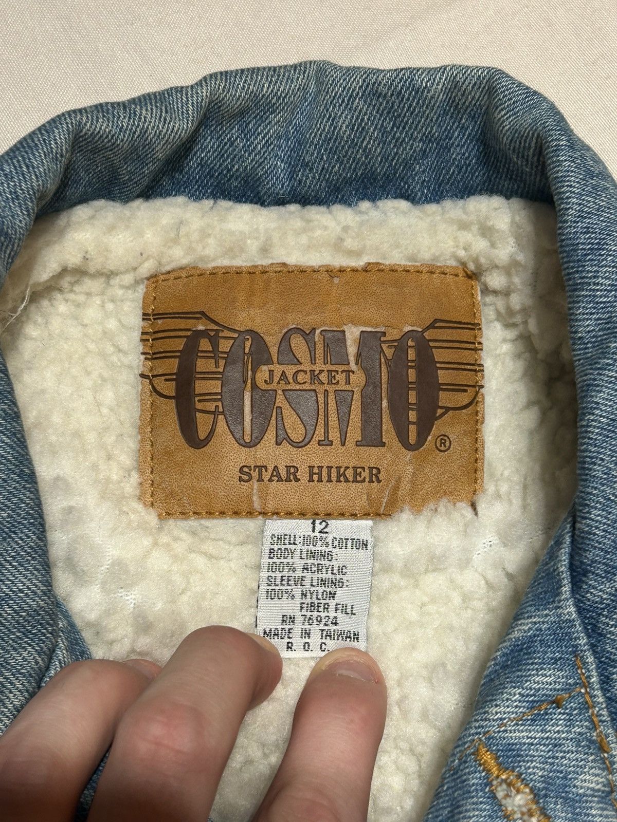 Other Denim Cosmo Star Hiker Jacket -Goat Fur Inlining- Size US S / EU 44-46 / 1 - 6 Thumbnail