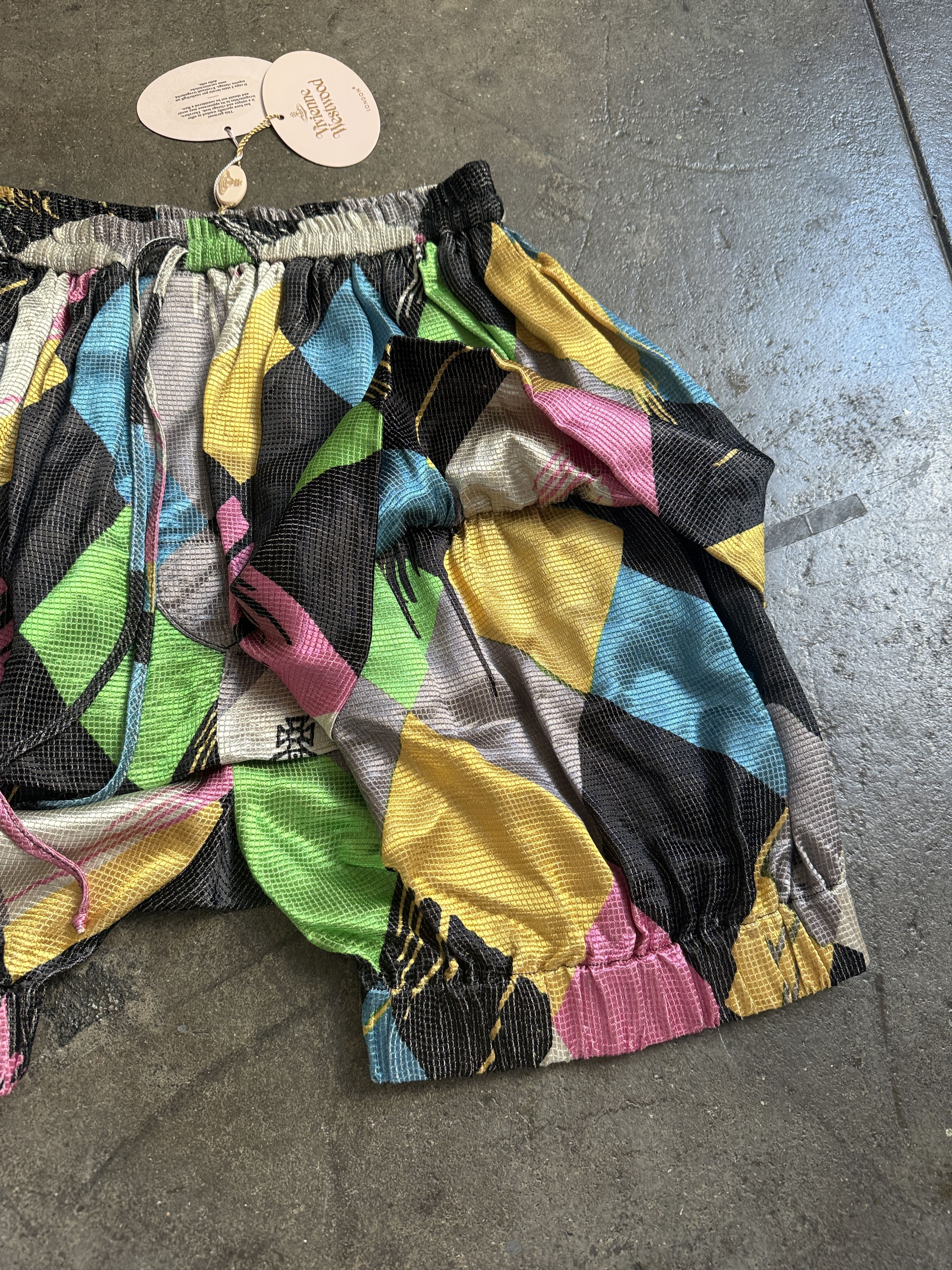 Vivienne Westwood NWT Gold Label SS 2015 Harlequin Skirt Shorts Size 30" / US 8 / IT 44 - 10 Thumbnail