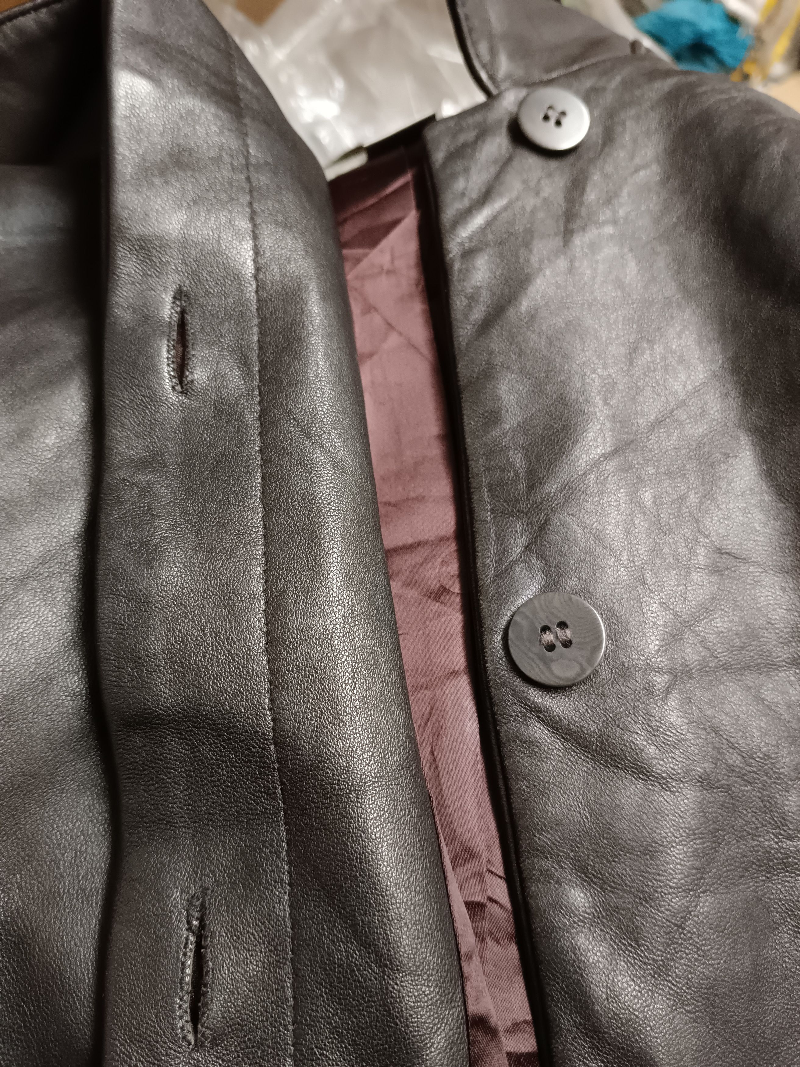Vintage Vintage Brooks Brothers Leather Jacket Coat Size US M / EU 48-50 / 2 - 8 Thumbnail