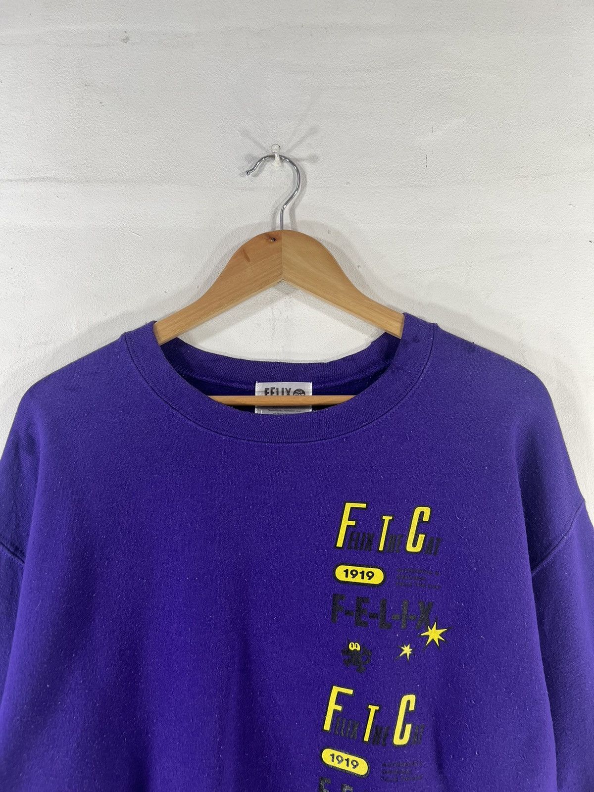 Vintage Felix The Cat Movie Sweatshirt Size US L / EU 52-54 / 3 - 3 Thumbnail