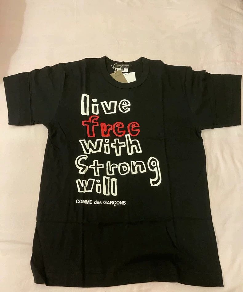 Comme des Garcons Comme Des Garcons Graffiti black T-shirt Size US S / EU 44-46 / 1 - 1 Thumbnail