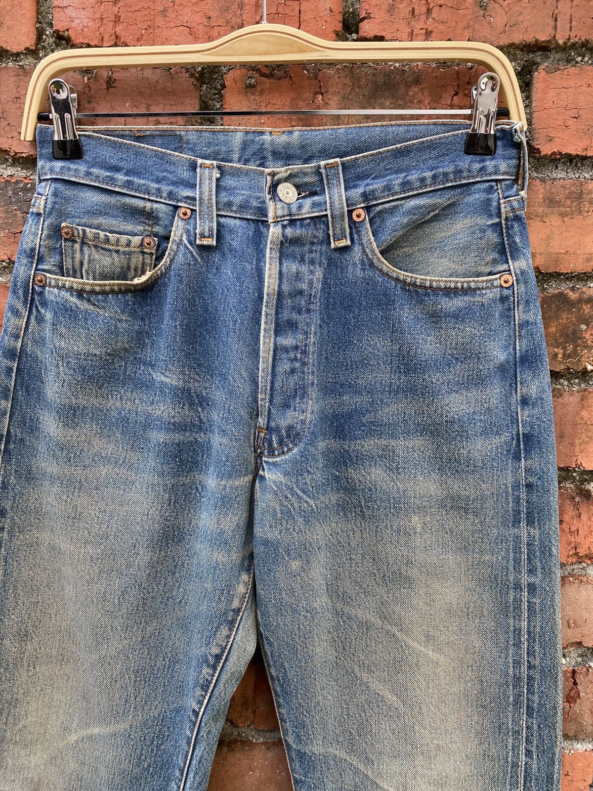 Levi's × Levi's Vintage Clothing × Vintage W28x32 vintage levi's 501 redline big E made in USA Size US 28 / EU 44 - 5 Thumbnail