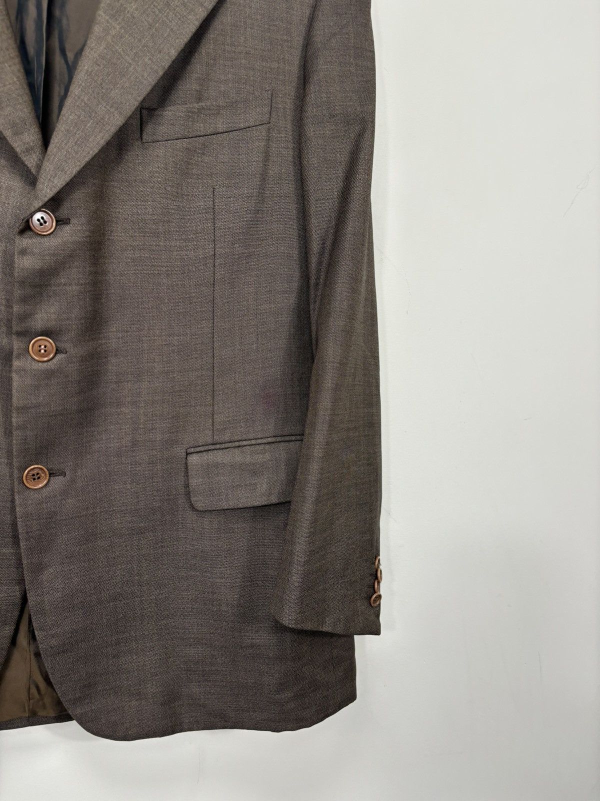 Davide Cenci Davide Cenci Vintage Men’s Italian Luxury Wool Blazer Jacket Size 46R - 4 Thumbnail