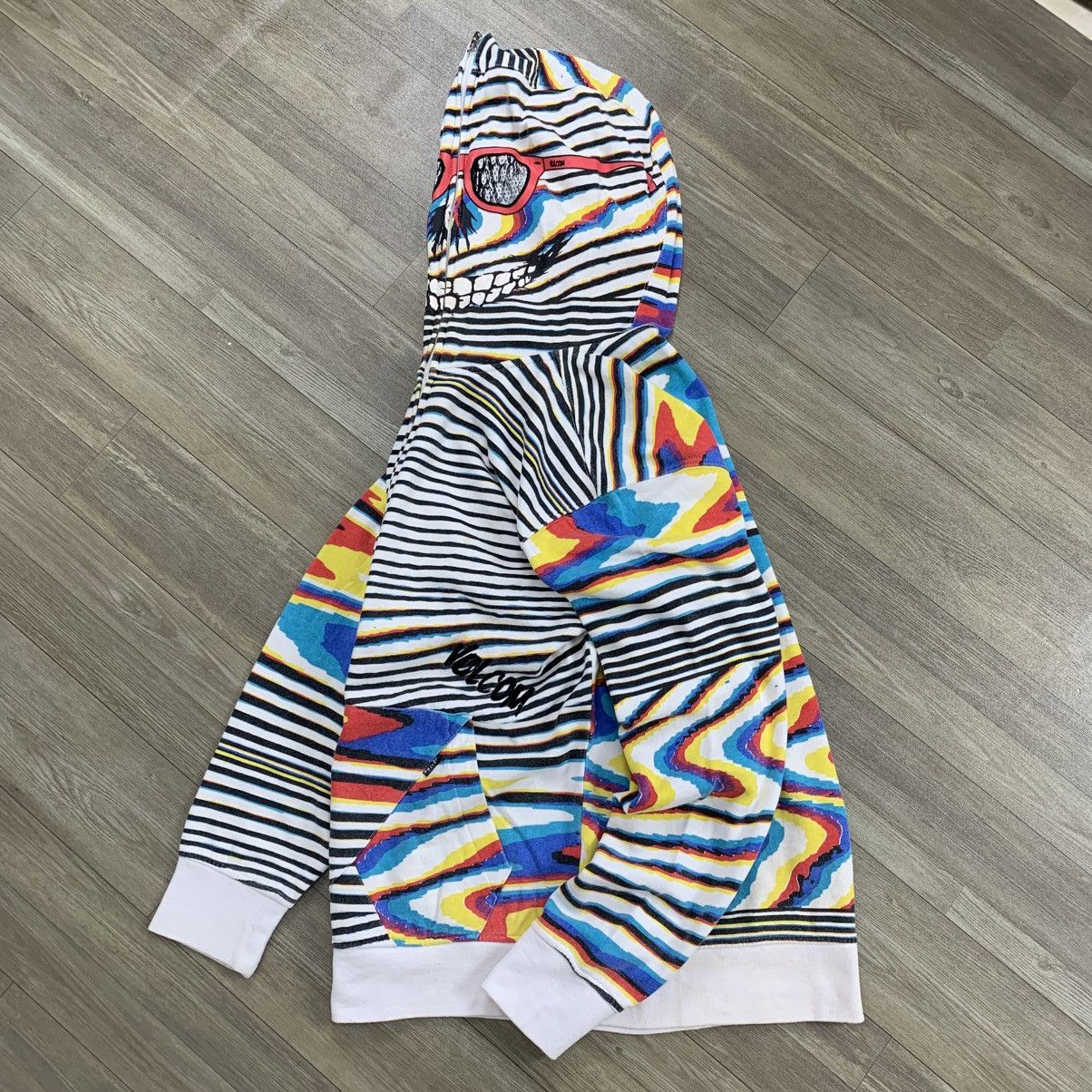 Volcom 2000’s Volcom Genuine Rainbow Stripe Monster Fullzip Hoodie Size US M / EU 48-50 / 2 - 14 Thumbnail