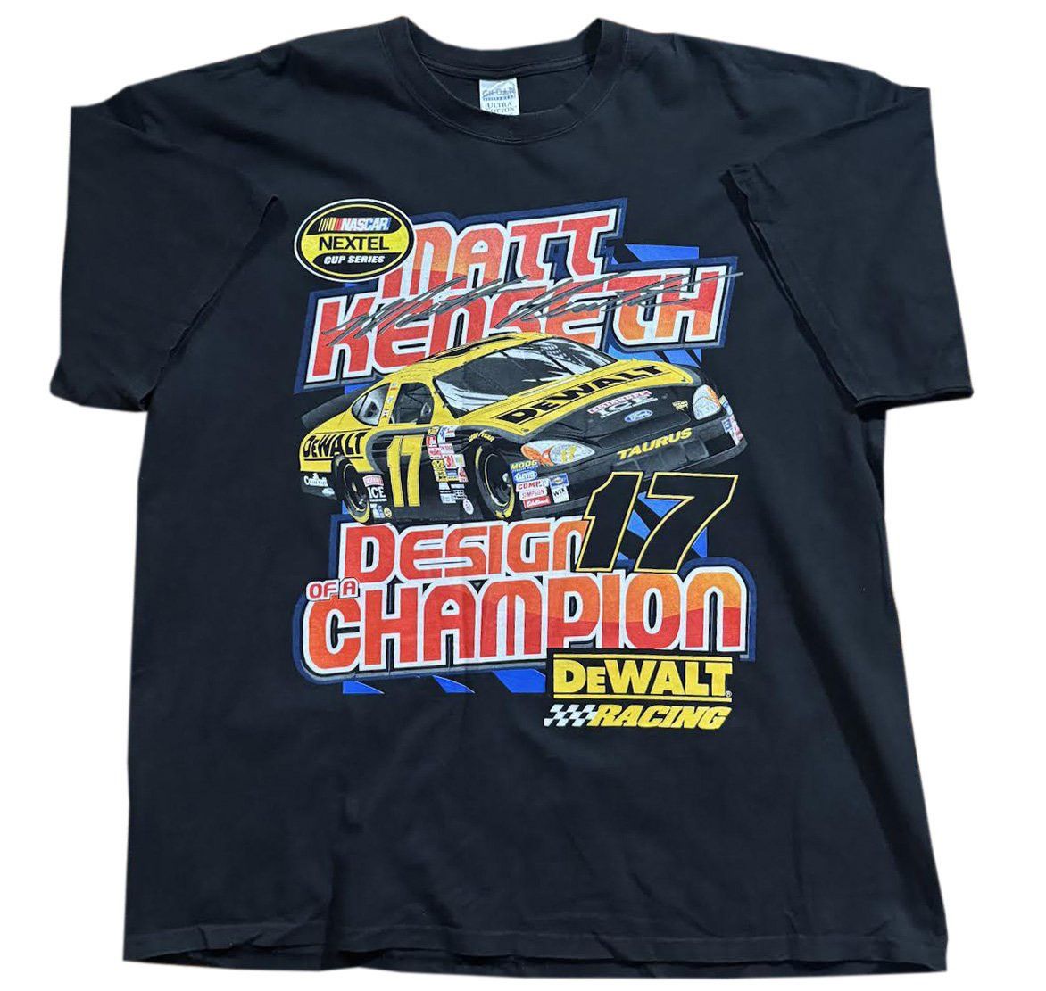 Vintage Vintage Matt Kenseth Design Of A Champion T Shirt (Size XXL) Size US XXL / EU 58 / 5 - 1 Thumbnail