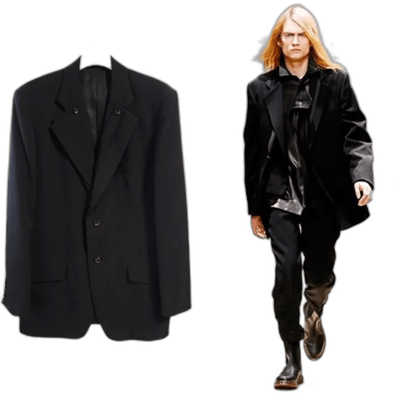 Yohji Yamamoto yohji yamamoto 2007aw double collar coat Size US M / EU 48-50 / 2 - 1 Thumbnail