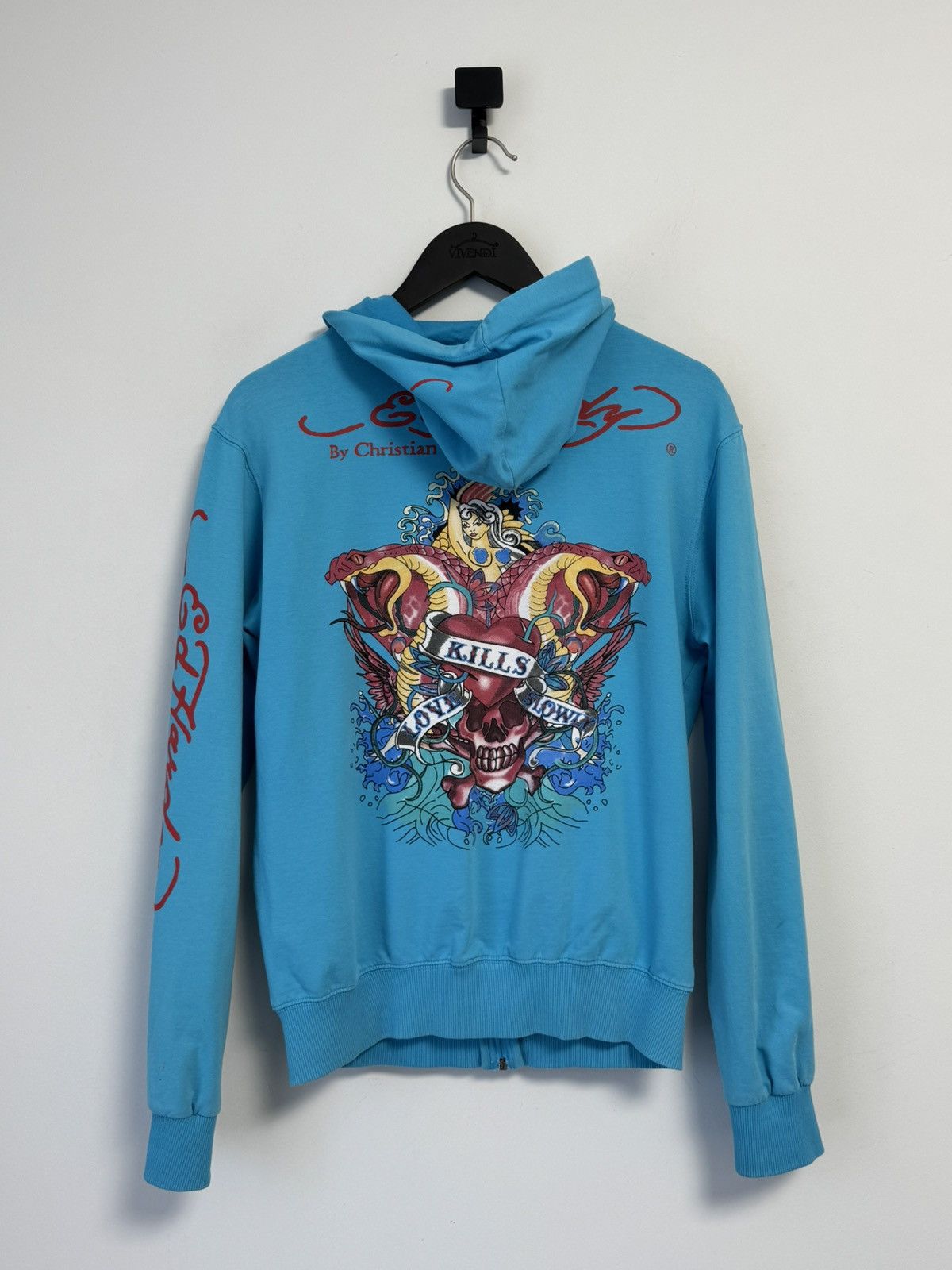 Ed Hardy Ed Hardy Vintage Y2K Style Hoodie Skull Women’s L Size L / US 10 / IT 46 - 1 Thumbnail