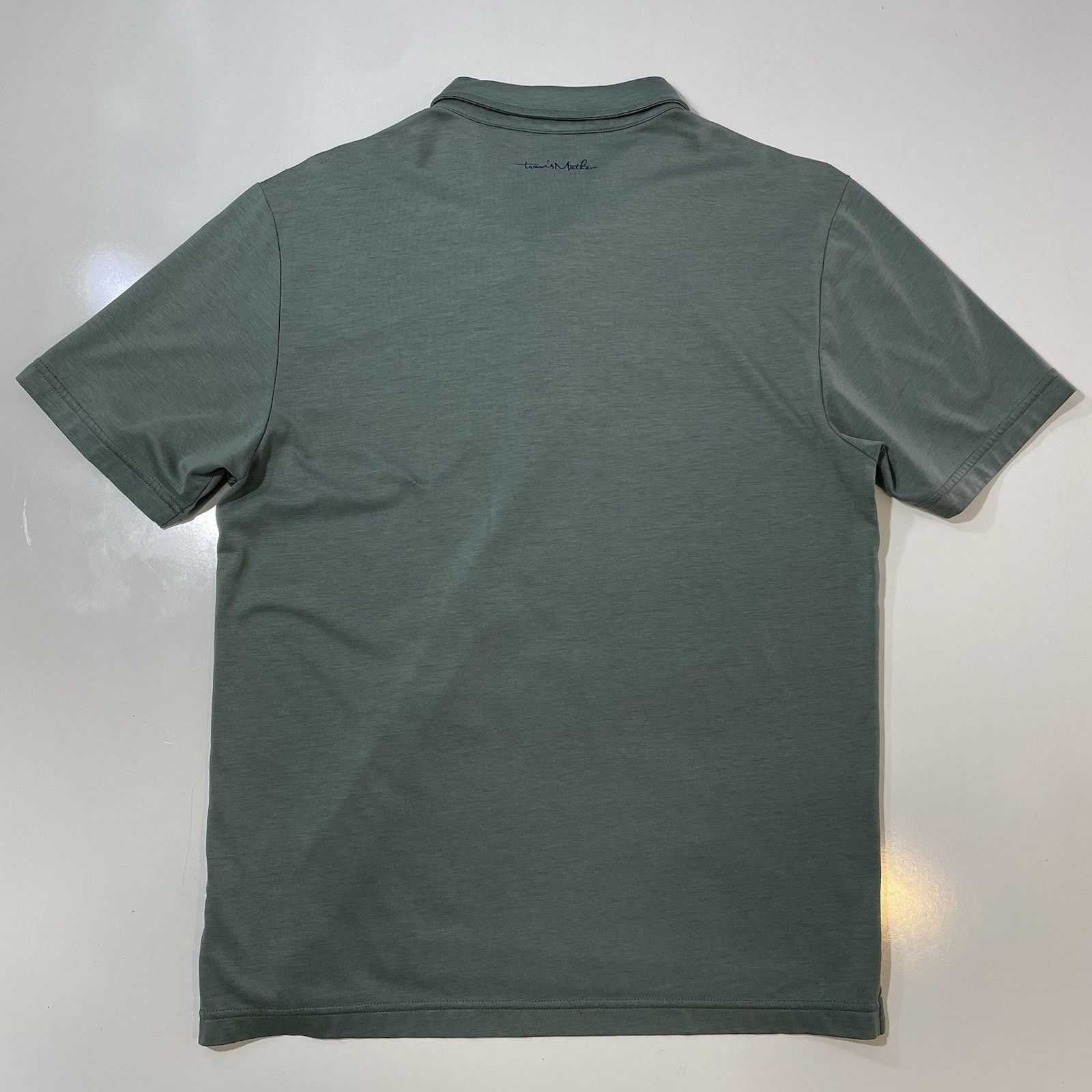 TravisMathew Travis Mathew Men’s Performance Polo Shirt Gray Poly Blend Size US M / EU 48-50 / 2 - 7 Thumbnail
