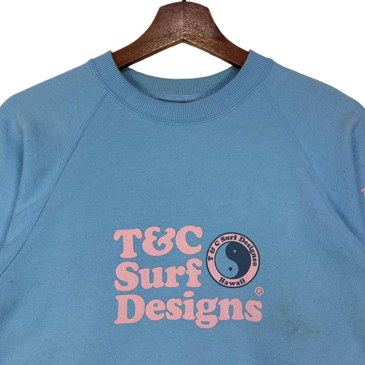 Vintage Vintage T&C Surf Sweatshirt Big Logo Size M / US 6-8 / IT 42-44 - 2 Thumbnail