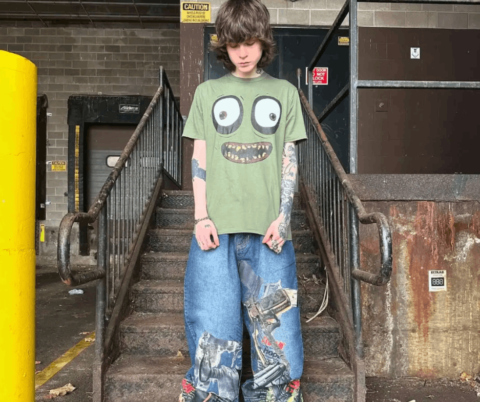 Vision Streetwear Y2K American High Street hip hop trend Size US S / EU 44-46 / 1 - 8 Thumbnail