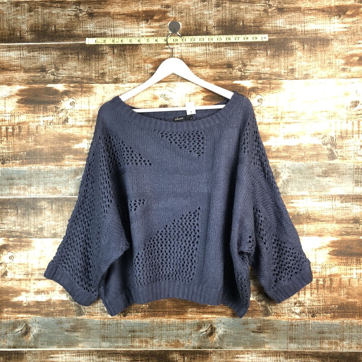 Homespun Knitwear Smelish Blue Cloaks crochet Knitwear #A2361 Size US M / EU 48-50 / 2 - 1 Thumbnail