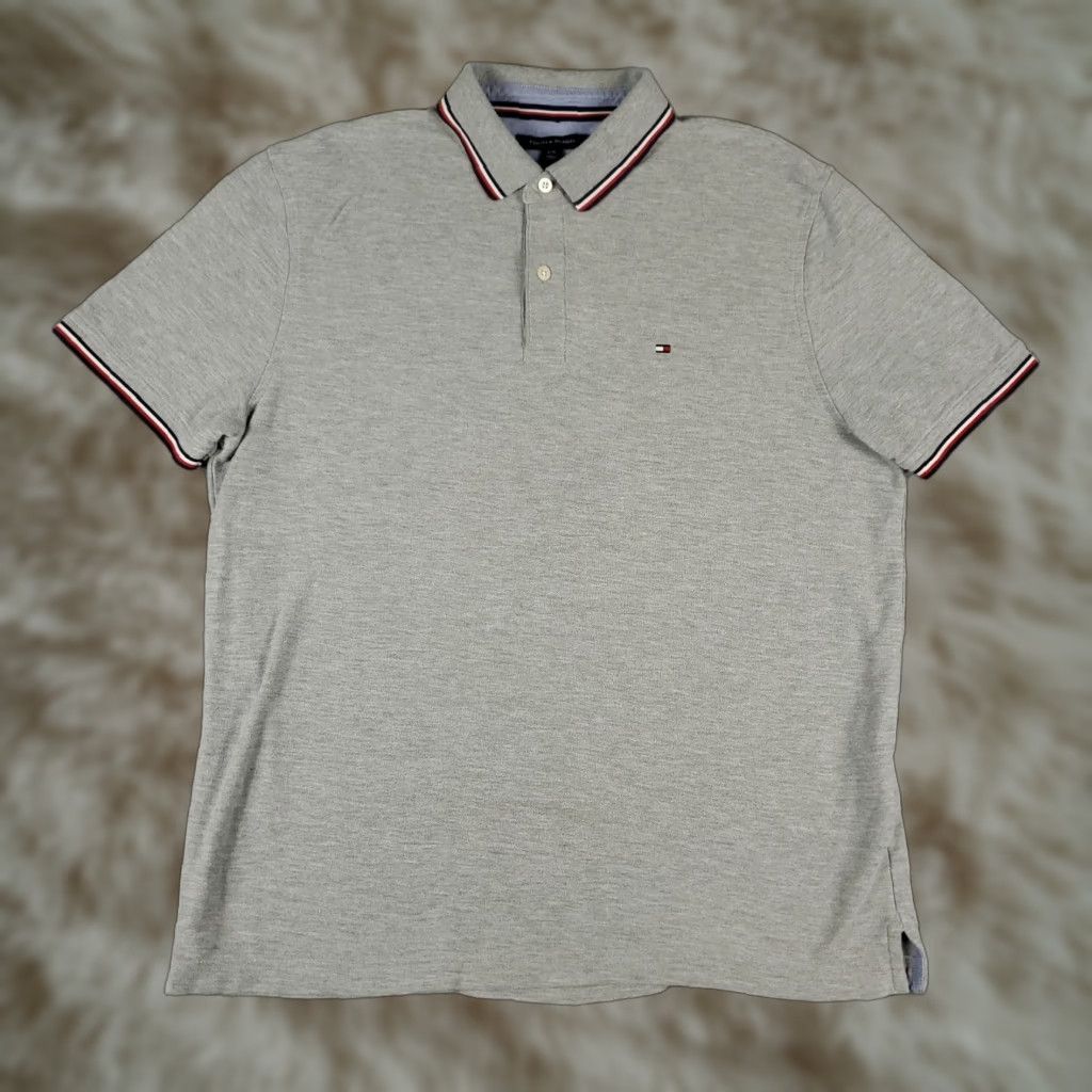 Tommy Hilfiger Tommy Hilfiger Polo Shirt Mens Large Blue Casual Short Sleeve Size US L / EU 52-54 / 3 - 1 Thumbnail
