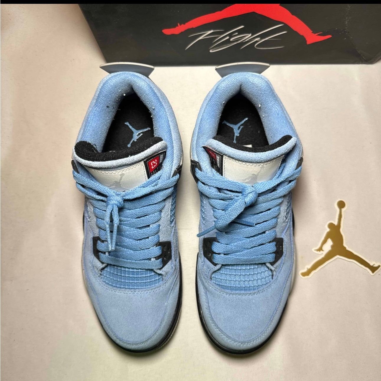Jordan Brand × Nike Size 5.5 - Air Jordan 4 Retro GS University Blue Men's Shoes Size US 5.5 / EU 38 - 4 Thumbnail