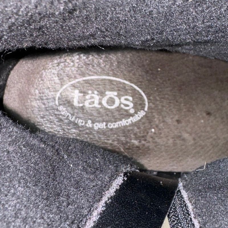 Taos Gray Black Suede Leather Boots women sz 9 Size US 9 / IT 39 - 8 Thumbnail