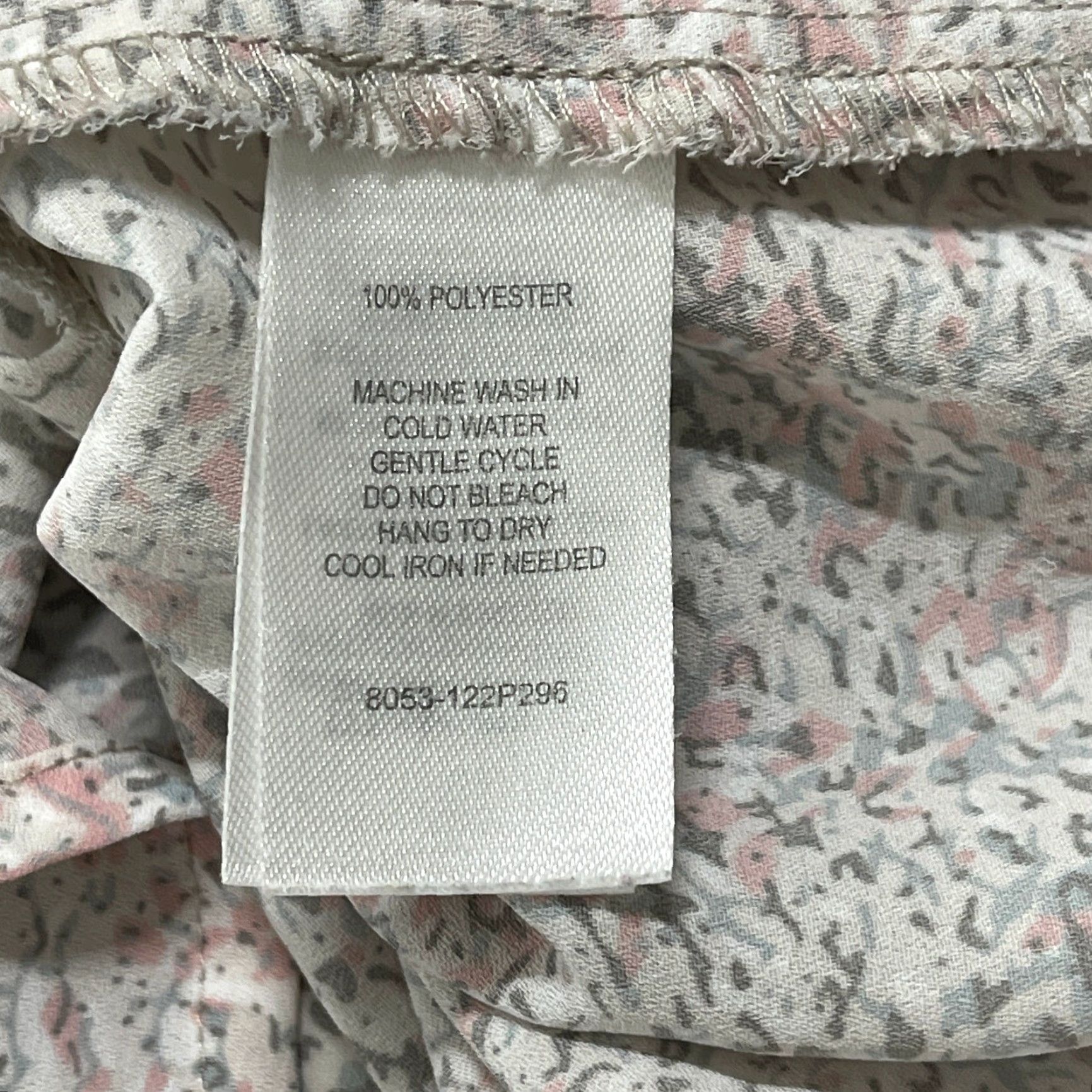 Vintage Dalia Blouse Sleeveless Pink Gray White Geometric Print Office Chic Bohemian Soft Girl Basic Pullover Regular Size S Women Size S / US 4 / IT 40 - 7 Thumbnail