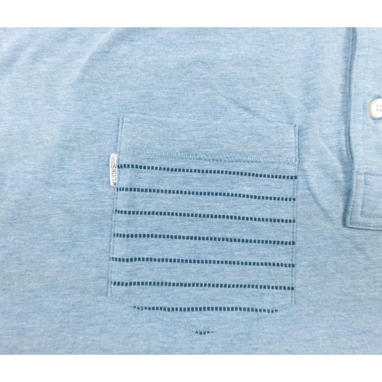 Vintage Linksoul Polo Shirt Mens XL Blue Golf Collared Short Sleeve Pocket Regular Size T-Shirt Not Applicable? Size US XL / EU 56 / 4 - 4 Thumbnail