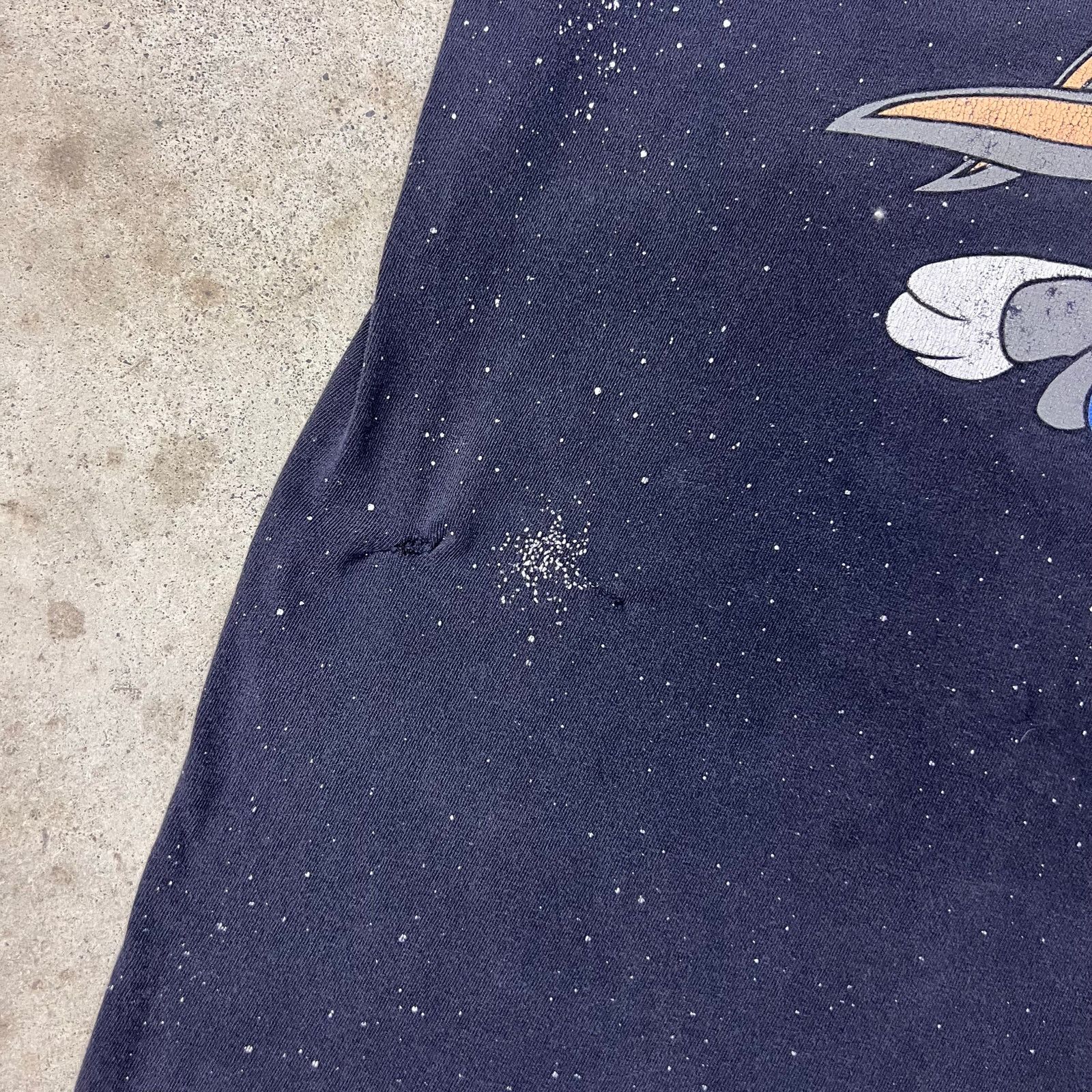 Vintage Vintage 90s Faded Space Jam AOP Bugs Bunny T Shirt Looney Size US XL / EU 56 / 4 - 15 Thumbnail
