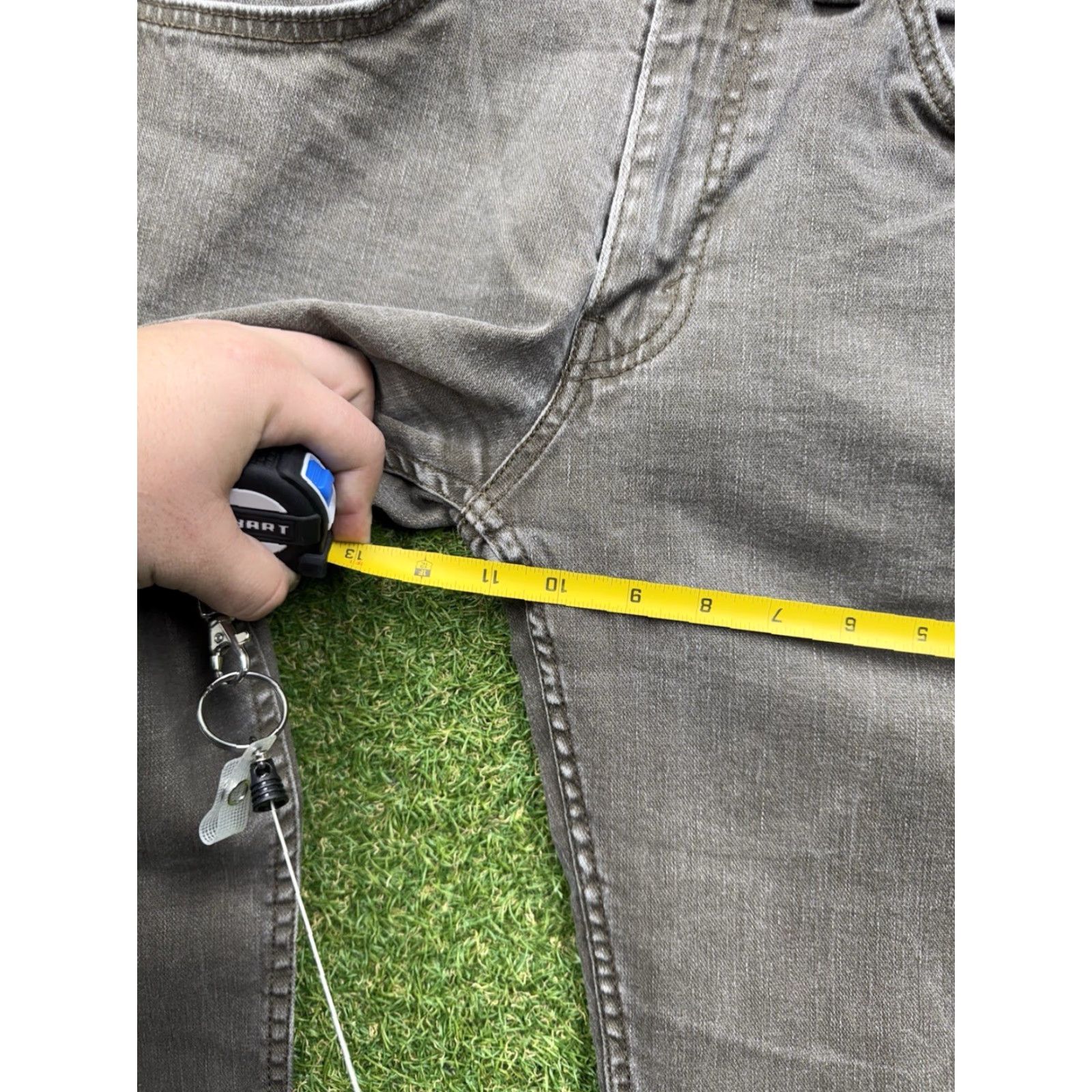 Levi's Levis 511 Slim Fit Jeans Mens 32x30 Army Green Denim Casual Straight Leg Size US 32 / EU 48 - 3 Thumbnail
