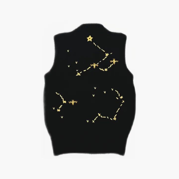 Dior Dior Star Sign Pattern Knit Vest for Women 0079-2507 Size XS / US 0-2 / IT 36-38 - 3 Thumbnail