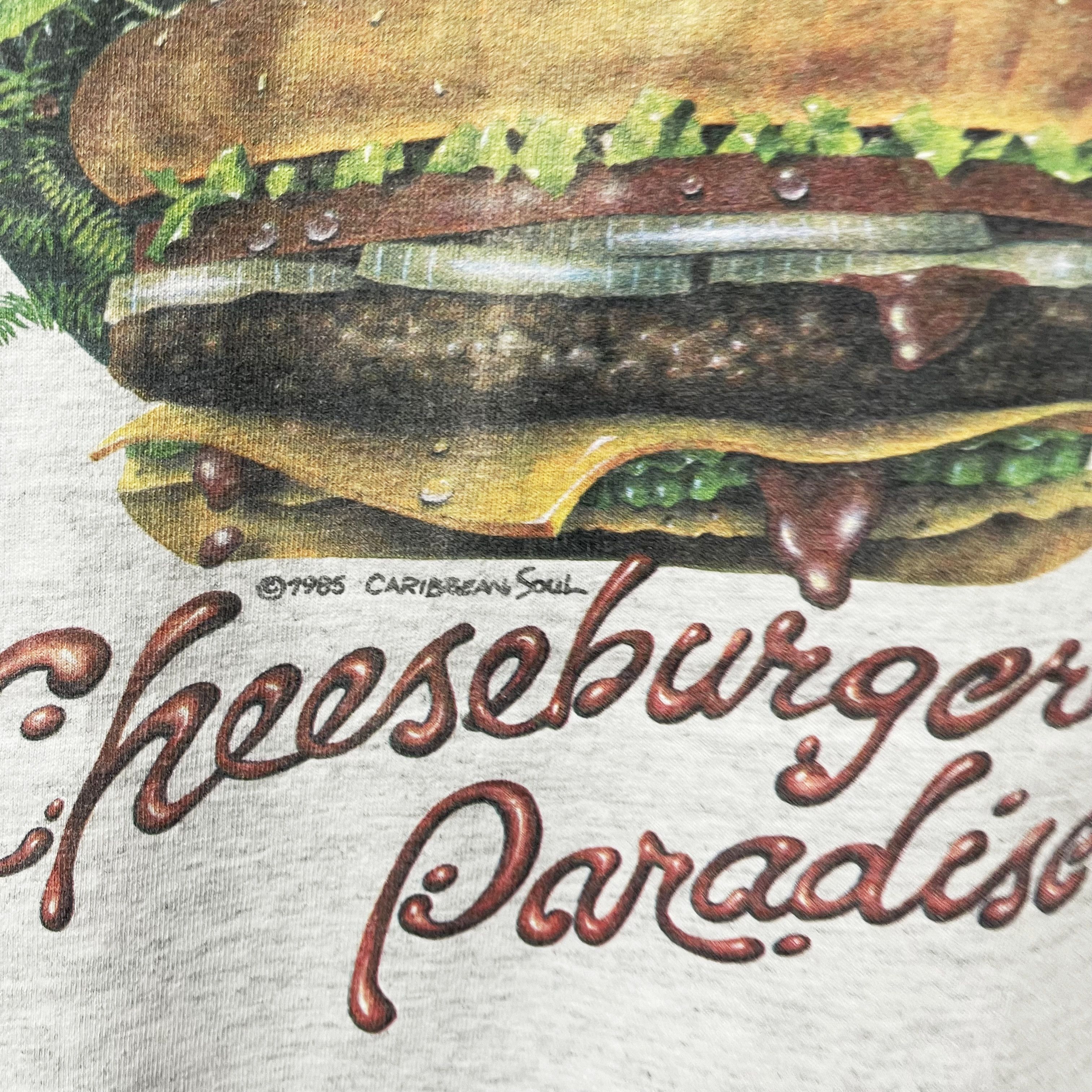 Caribbean Vintage 1985 Caribbean Soul Cheeseburger in Paradise T-Shirt Size US M / EU 48-50 / 2 - 3 Thumbnail