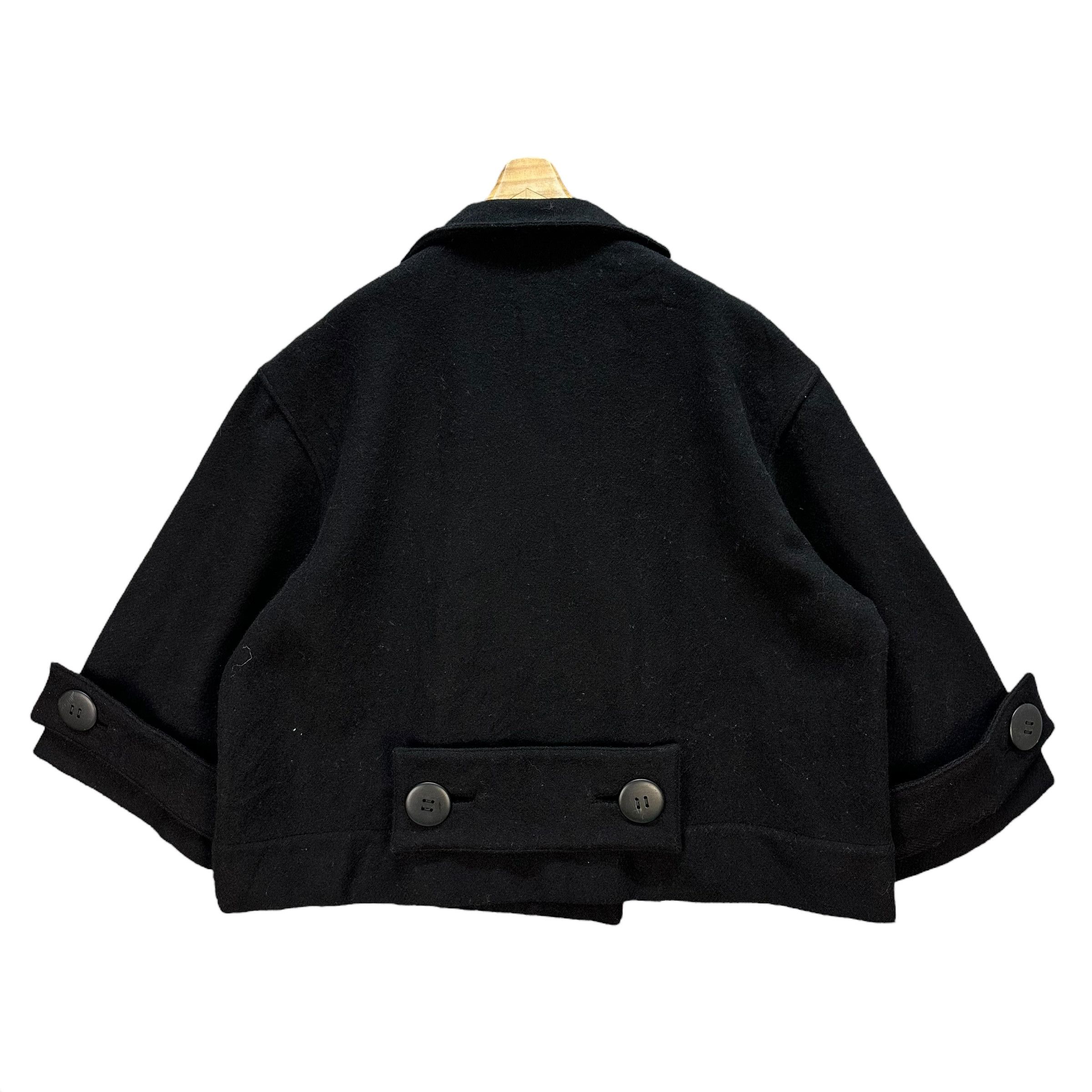 Yohji Yamamoto Rare 80's YOHJI YAMAMOTO Avant Garde Wool Jacket #A51-1182 Size US M / EU 48-50 / 2 - 10 Thumbnail