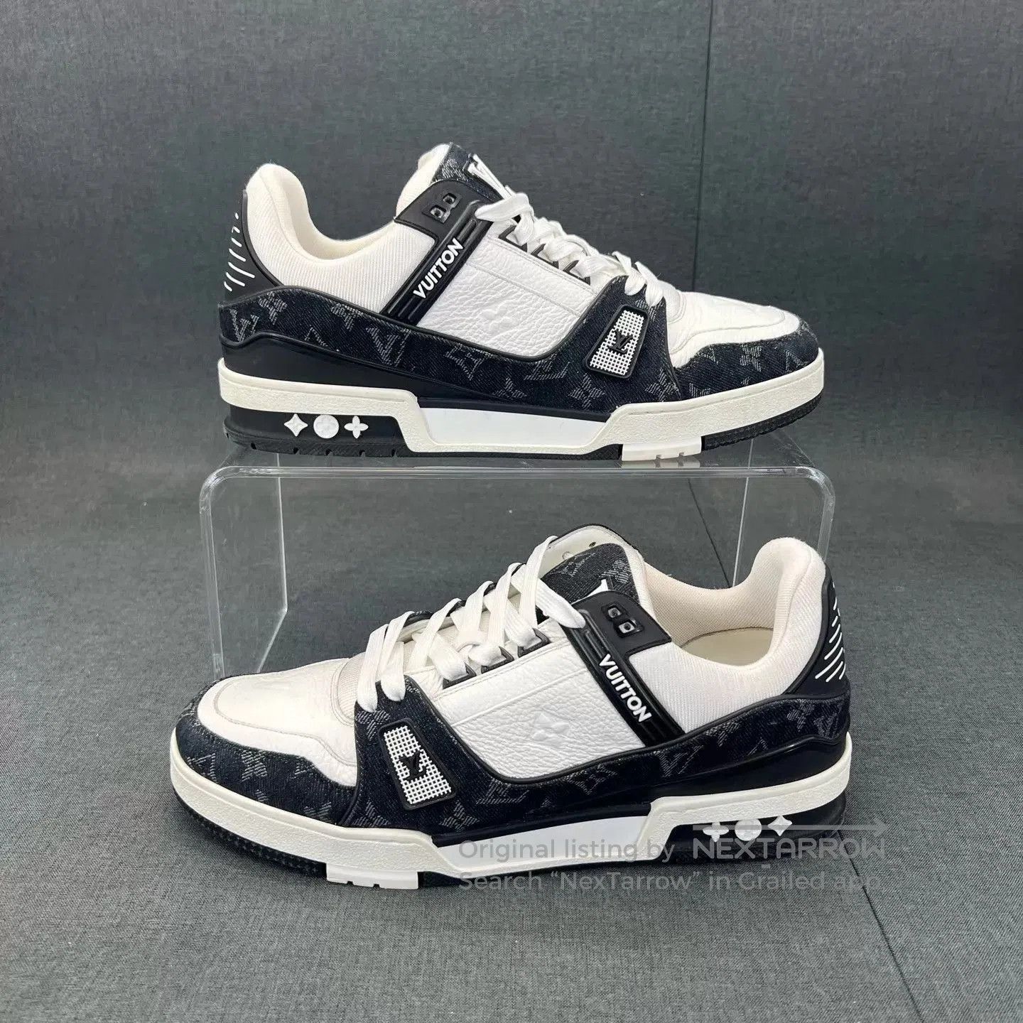 Louis Vuitton Multi Color Low Top Sneakers Size 10.5. Size US 10.5 / EU 43-44 - 2 Thumbnail