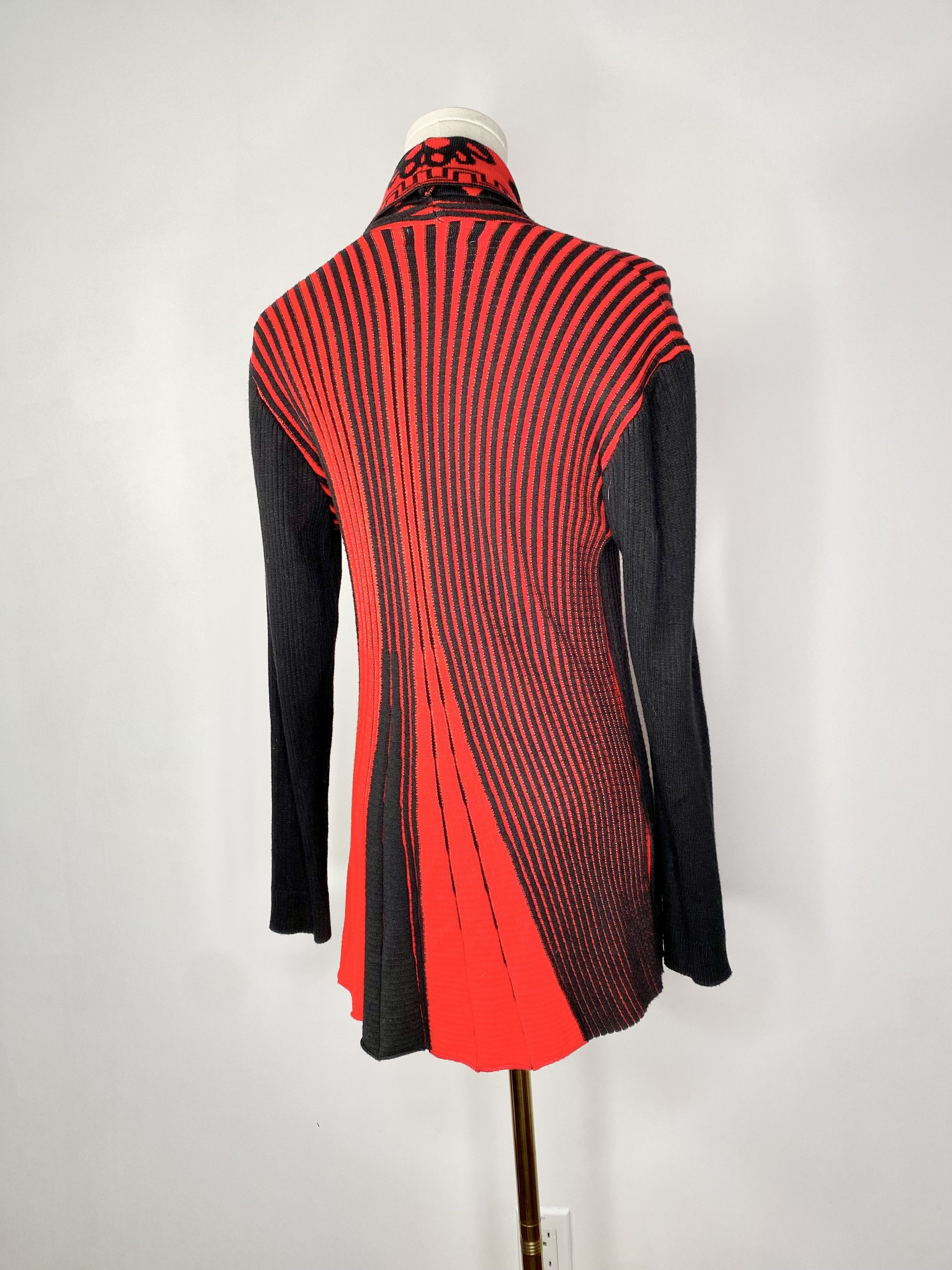 Dolls Kill Evidence - Red / Black Cardigan Size ONE SIZE - 4 Thumbnail