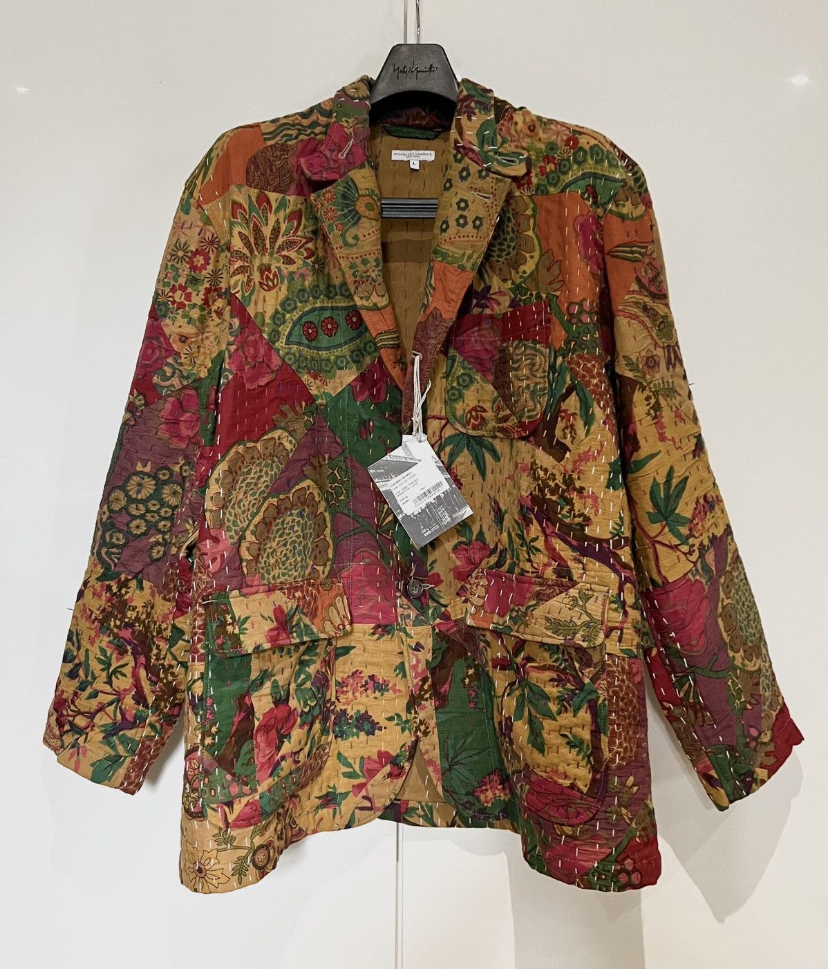 Engineered Garments Engineered Garments Sashiko Floral Patchwork Loiter Jacke Size US L / EU 52-54 / 3 - 1 Thumbnail