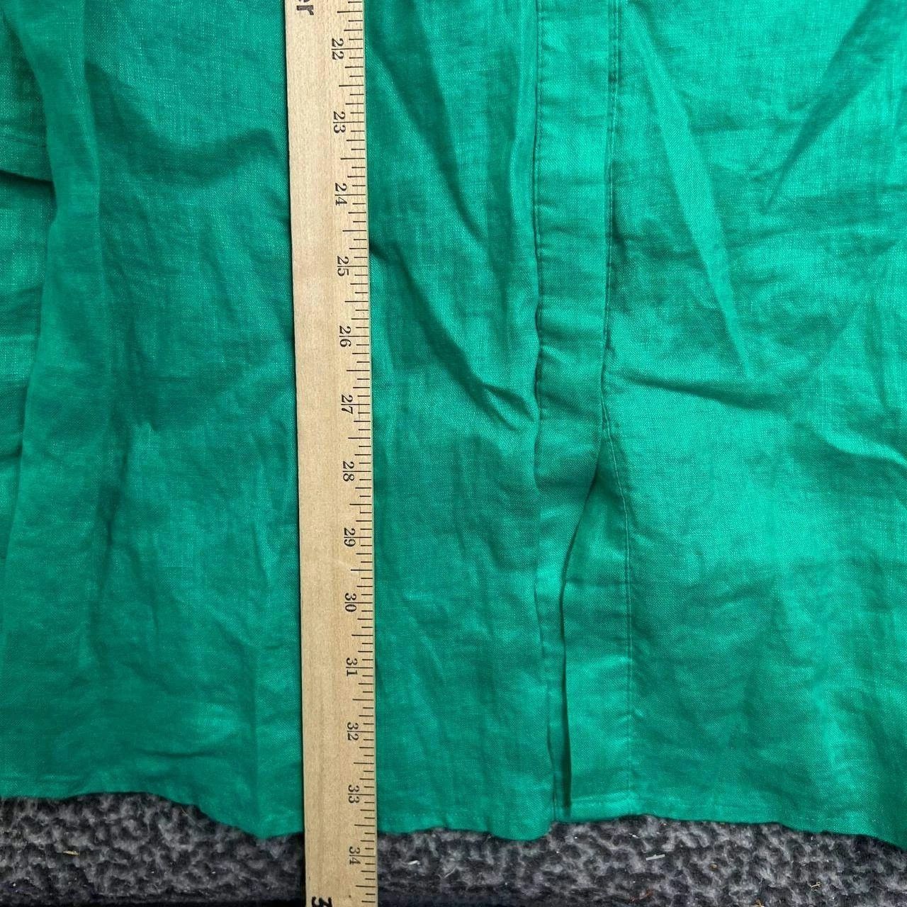 Chicos Chicos Women 0 Sleeveless 100% Linen Button Up Dress Pocket Size XS / US 0-2 / IT 36-38 - 4 Thumbnail