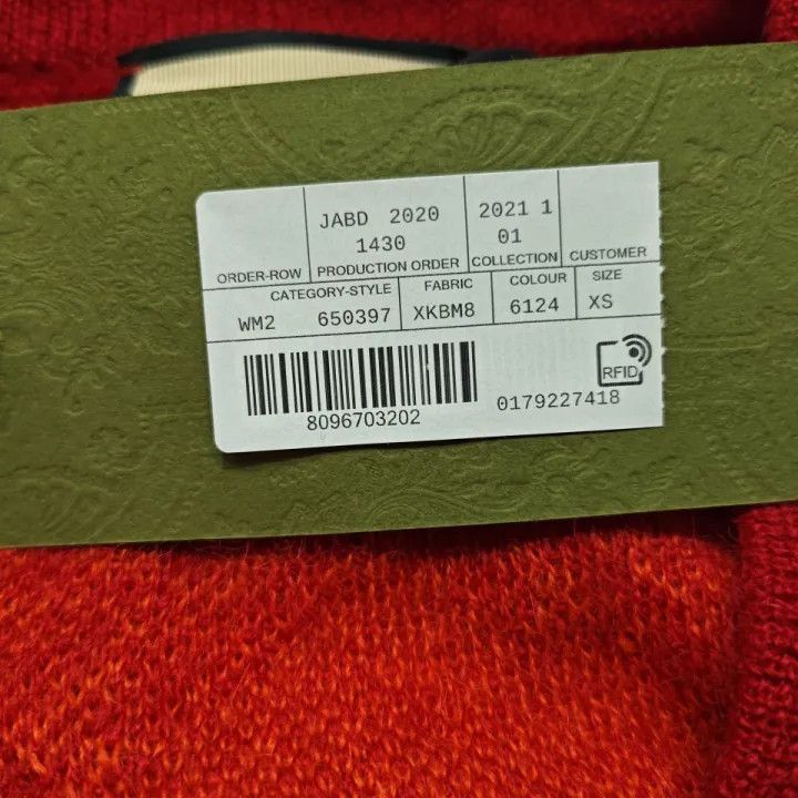 Other Gucci V-Neck Plaid Women's Vest in Orange-2507 Size XS / US 0-2 / IT 36-38 - 4 Thumbnail